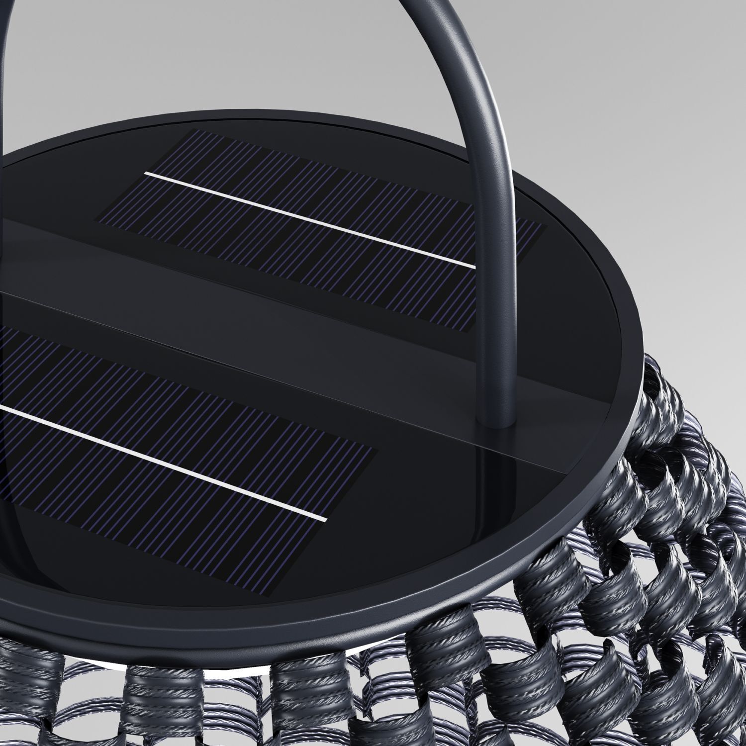 Solar Tischleuchte außen LED Rattan rund D: 36 cm 45 cm Korb, Zubehör, Tasche, Handtasche