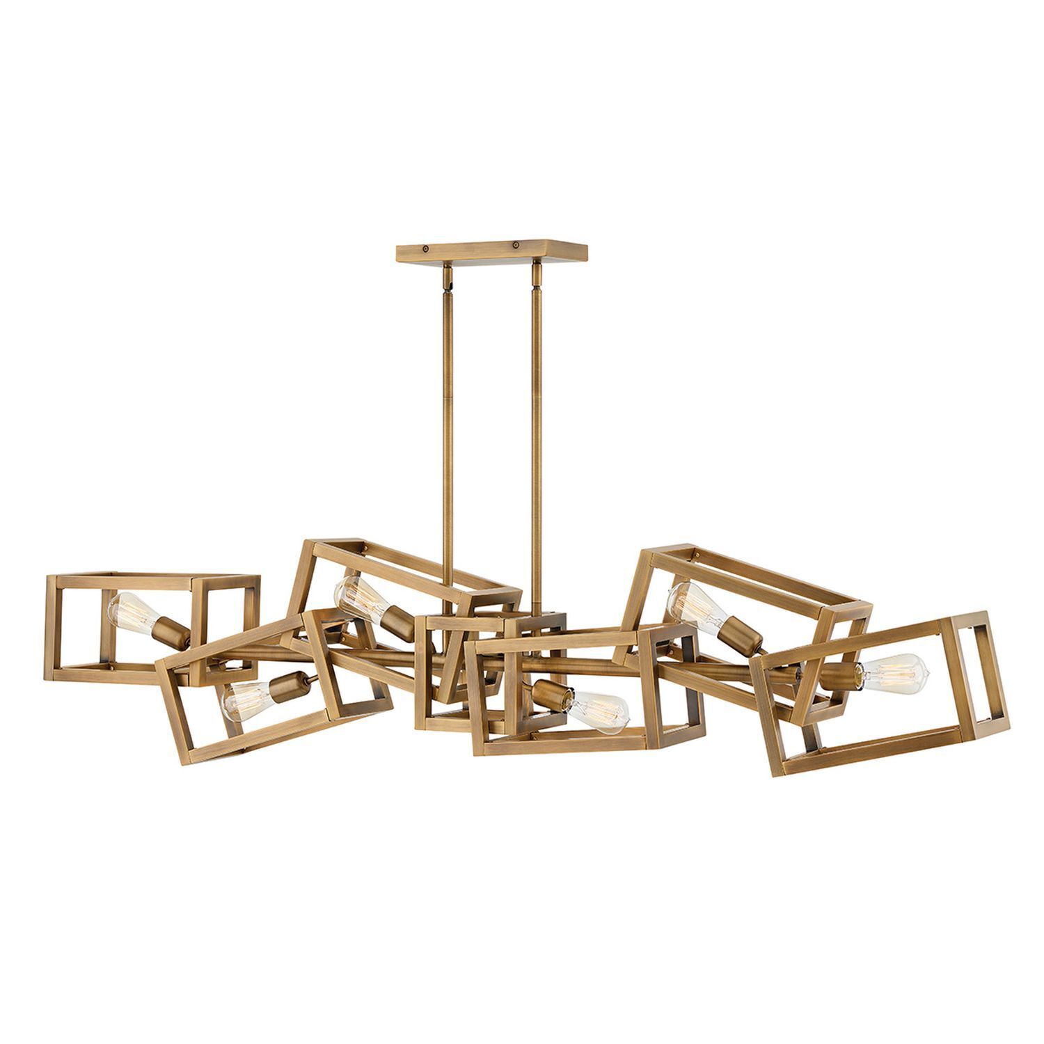 Suspension en métal L : 156,4 cm en bronze hauteur réglable