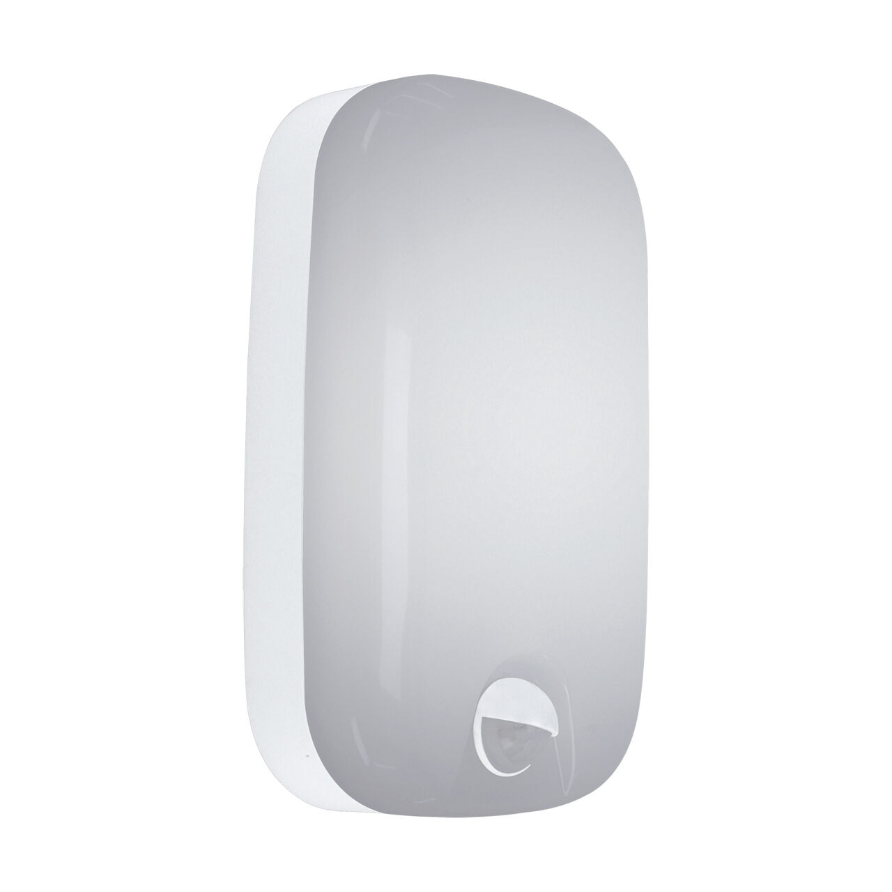 Lampe d'extérieur LED avec détecteur de mouvement 19,5 cm de haut IP54 Blanc