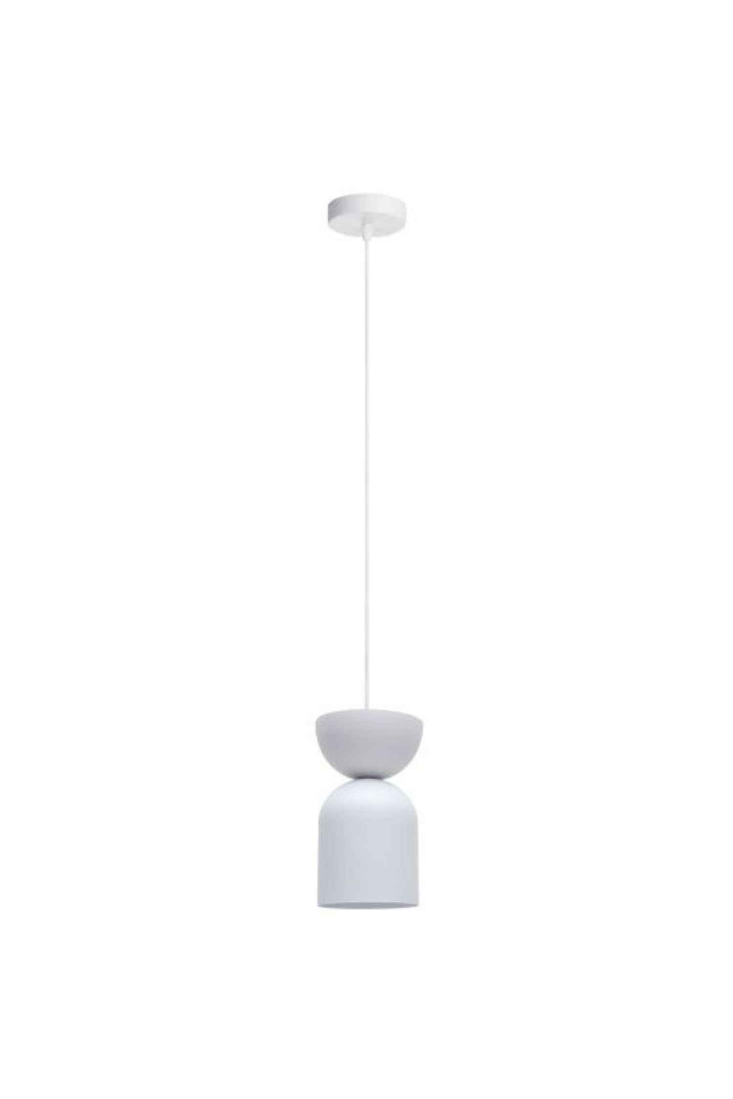 Lampe à suspendre minimaliste Blanc Intemporel E27 Ø11 cm rond Lampe, Deckenleuchte
