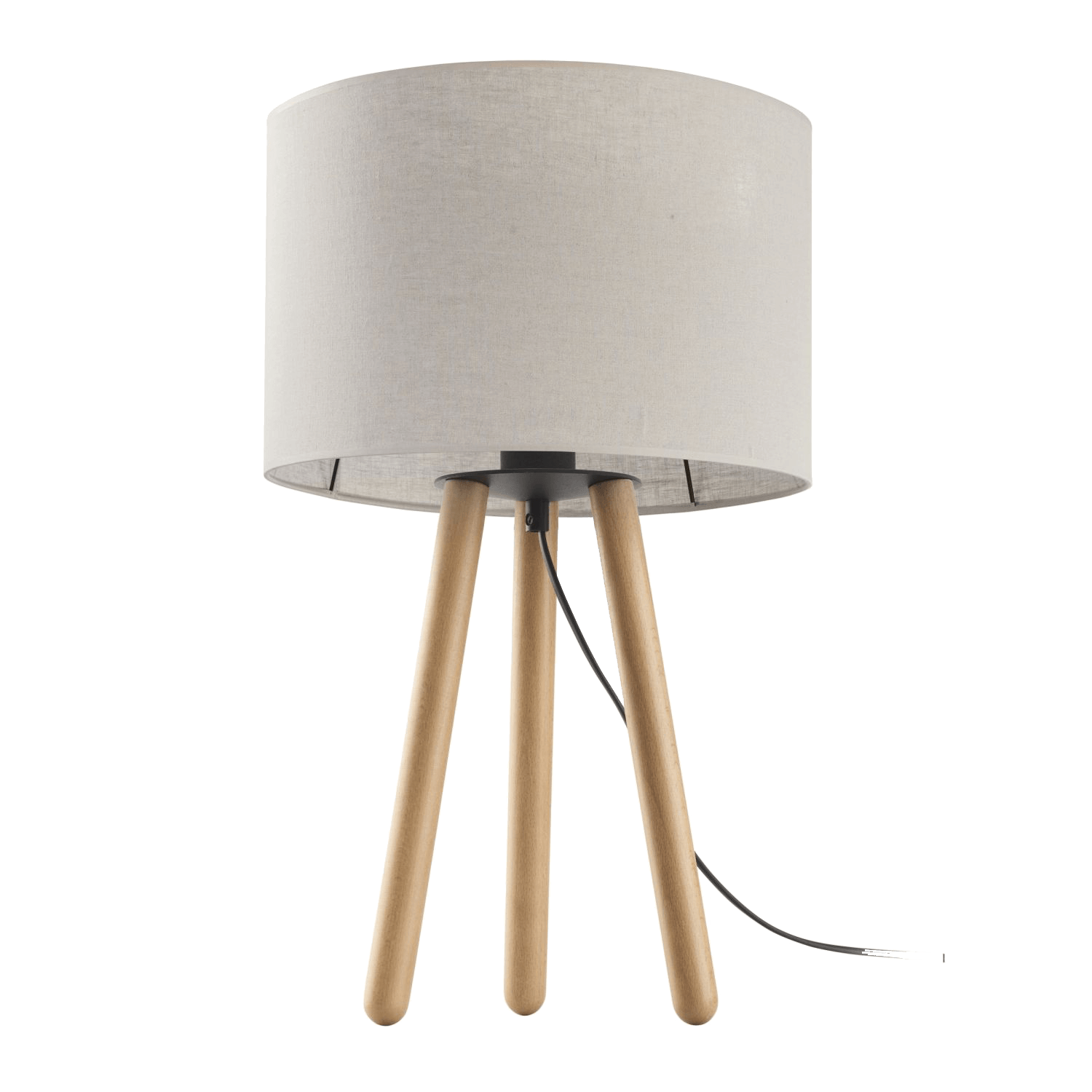 Schlafzimmer Skandinavisch Tischlampe, Lampenschirm, Holzbeine, Kabel, LED?