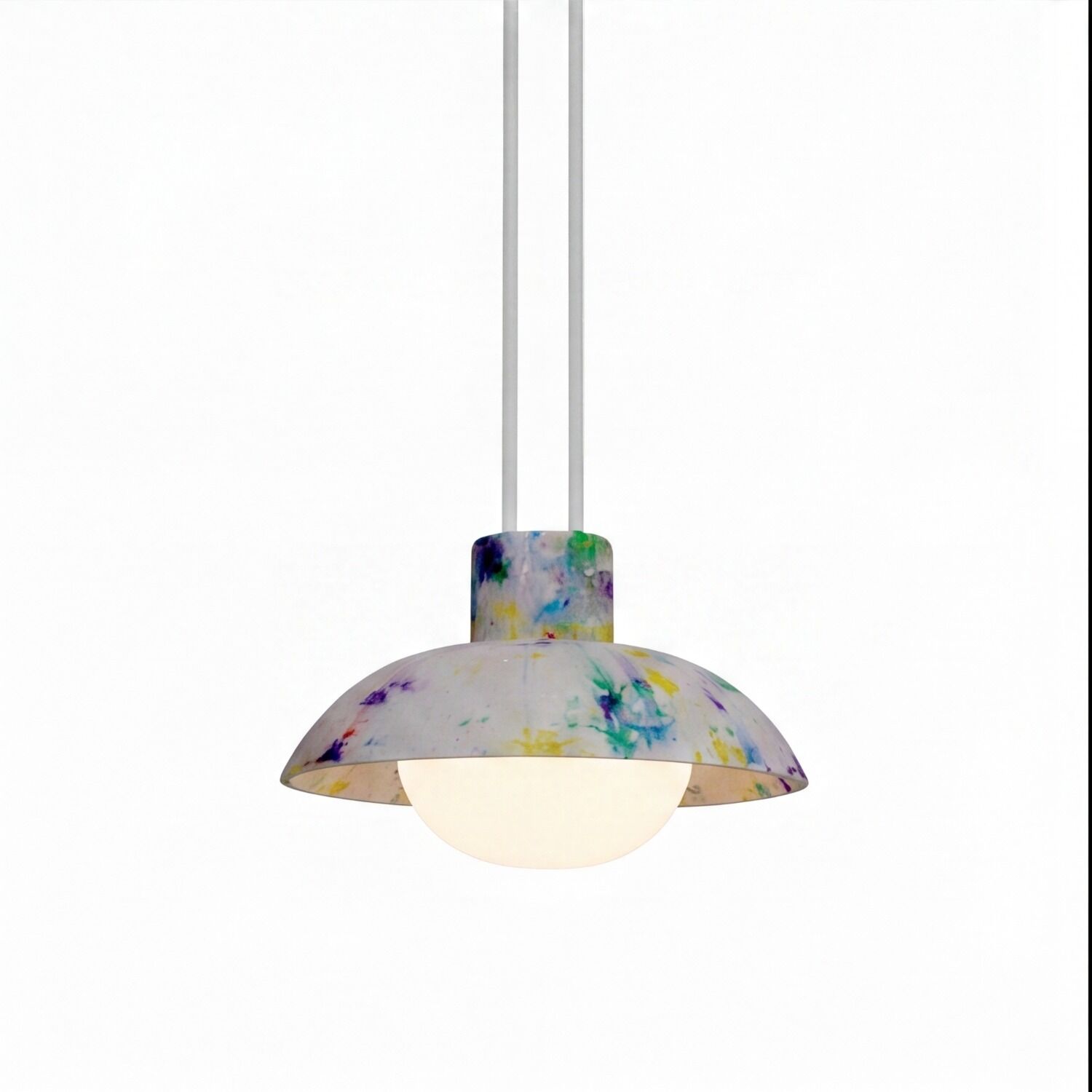Hängelampe, Lampe, Mischfarben, Schirmlampe, Glimmernde Kugel