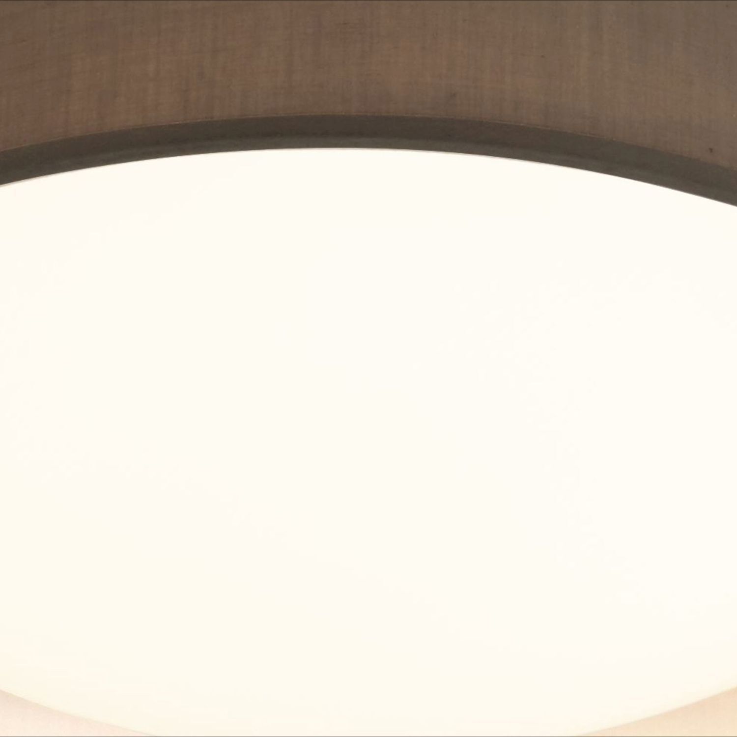 Plafonnier LED à faible éblouissement Ø50 cm rond tissu 1652 lm