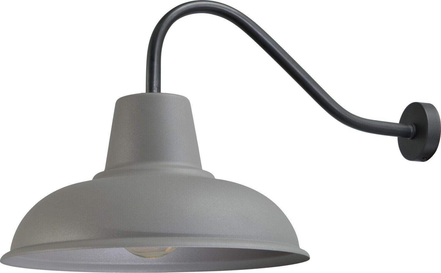 Lampe d'hôtel industrielle E27 en anthracite