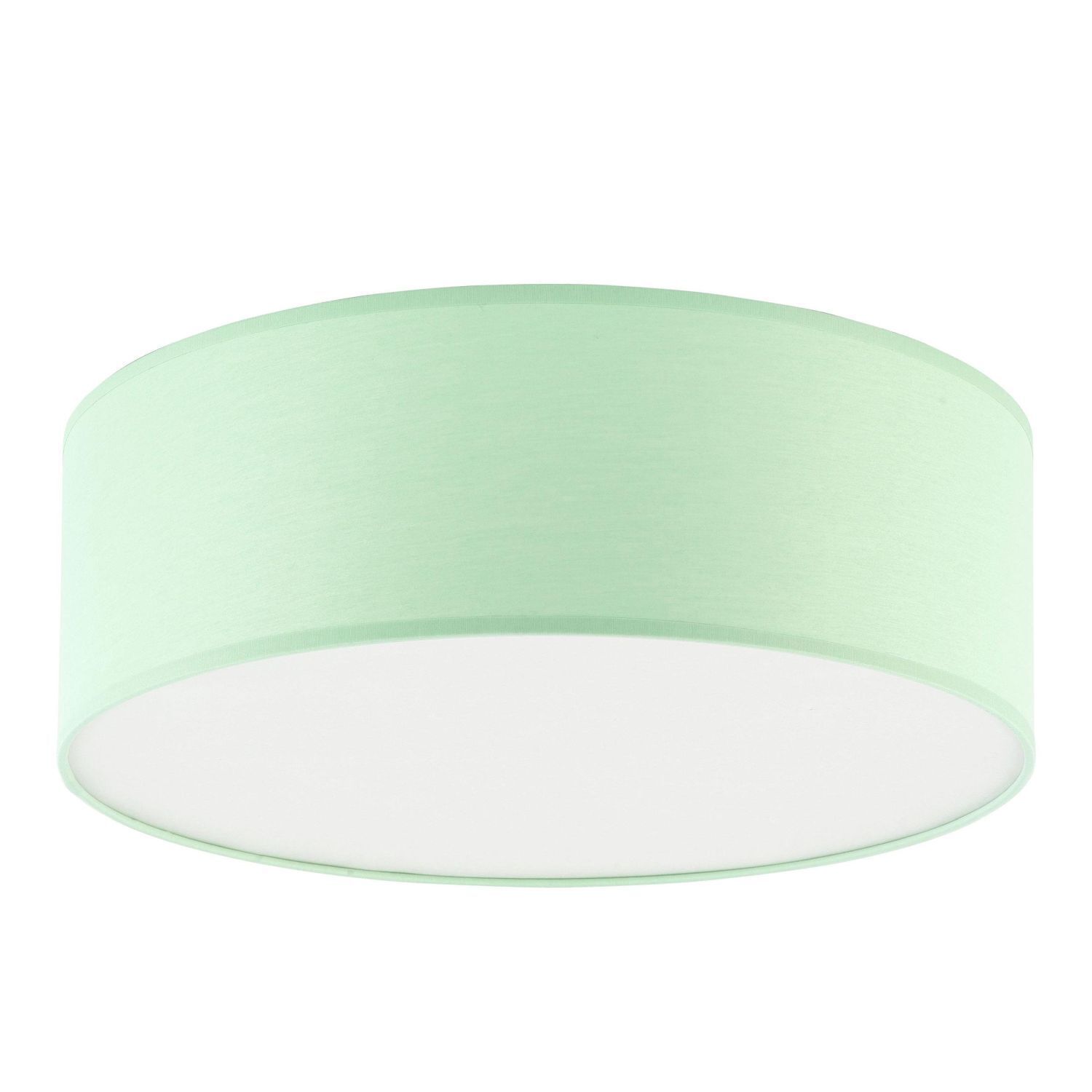 Lampe de plafond vert Ø 38 cm rond plat chambre d'enfant