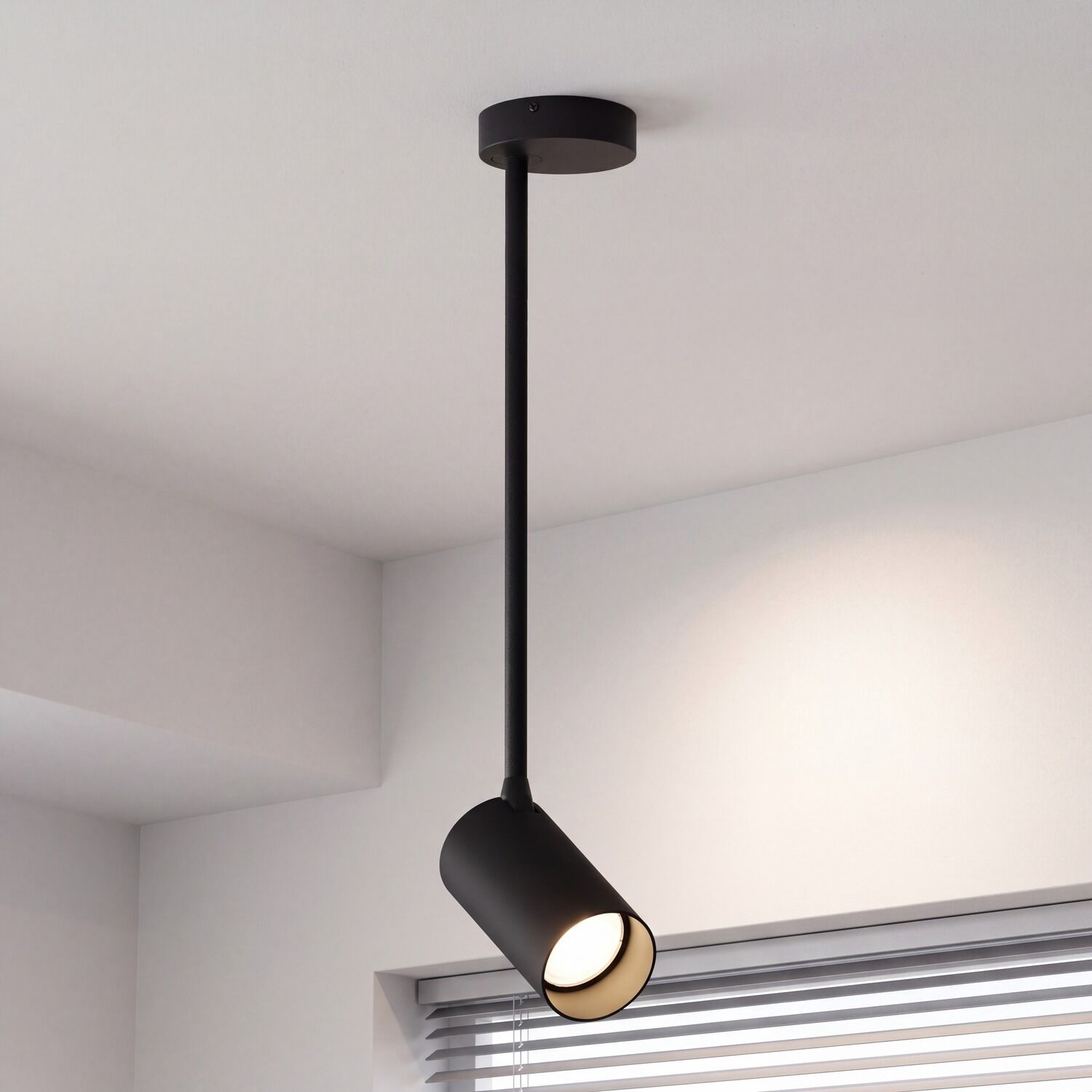 Lampenstrahler, Kabelgebundene Leuchte, Deckenleuchte, Spotlight, Black