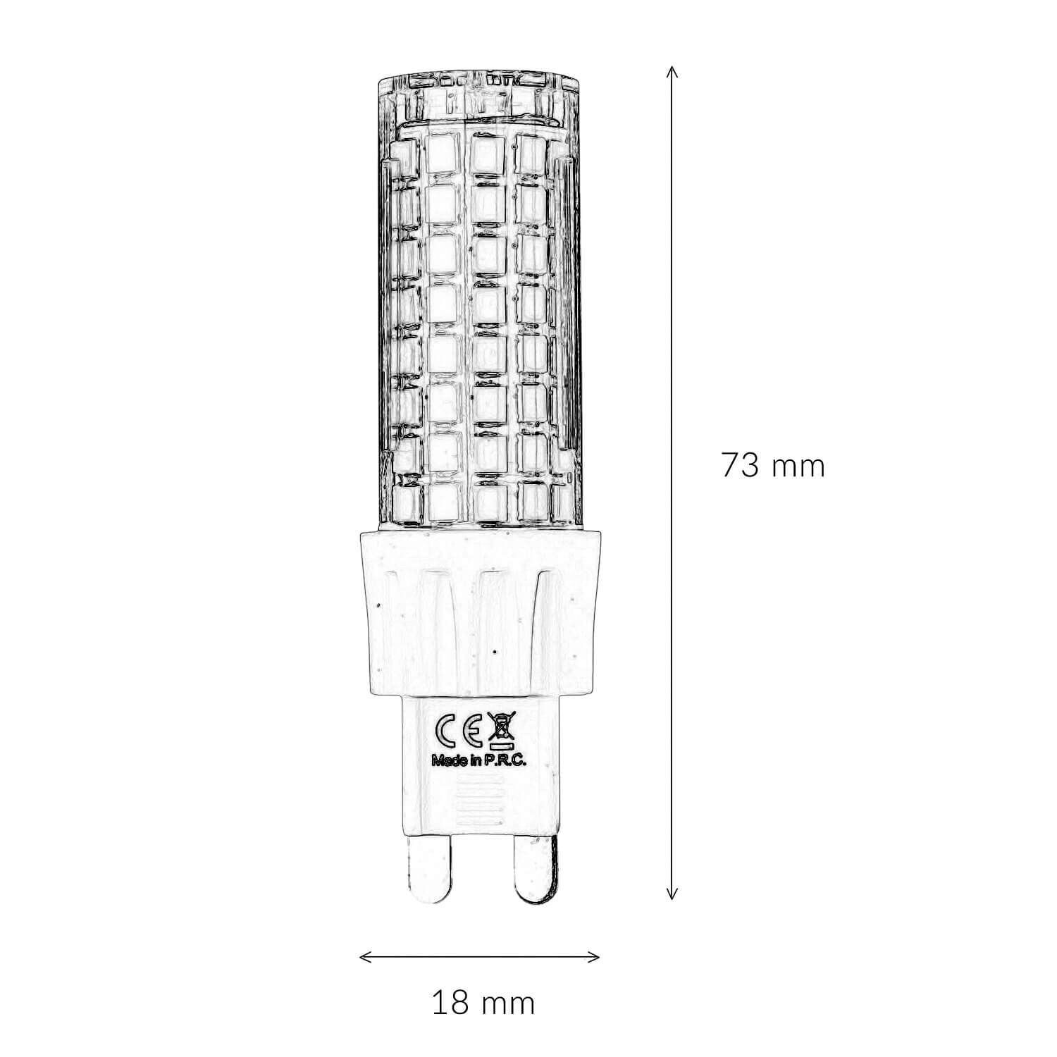 Ampoule LED G9 7 Watt 3000 K 750 lm - LM112