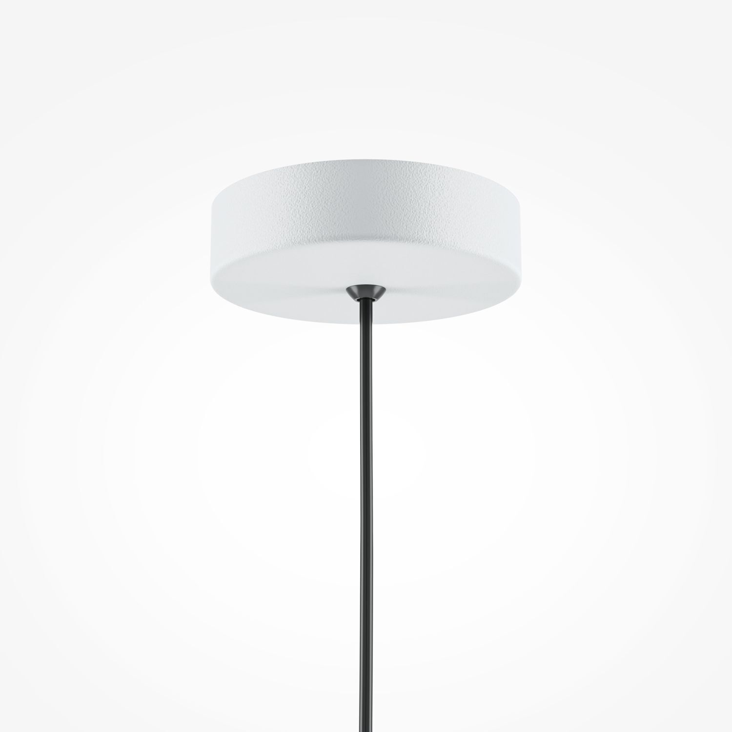Suspension métal ronde D : 35 cm H : max. 320 cm Blanc