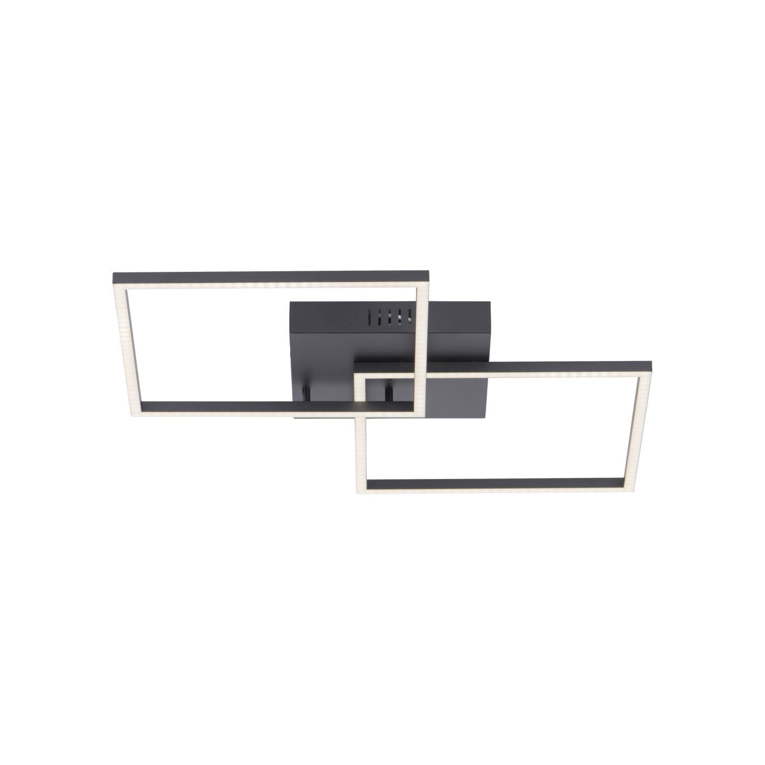 Plafonnier LED noir L:53 cm 2700-5000 K dimmable Ablage