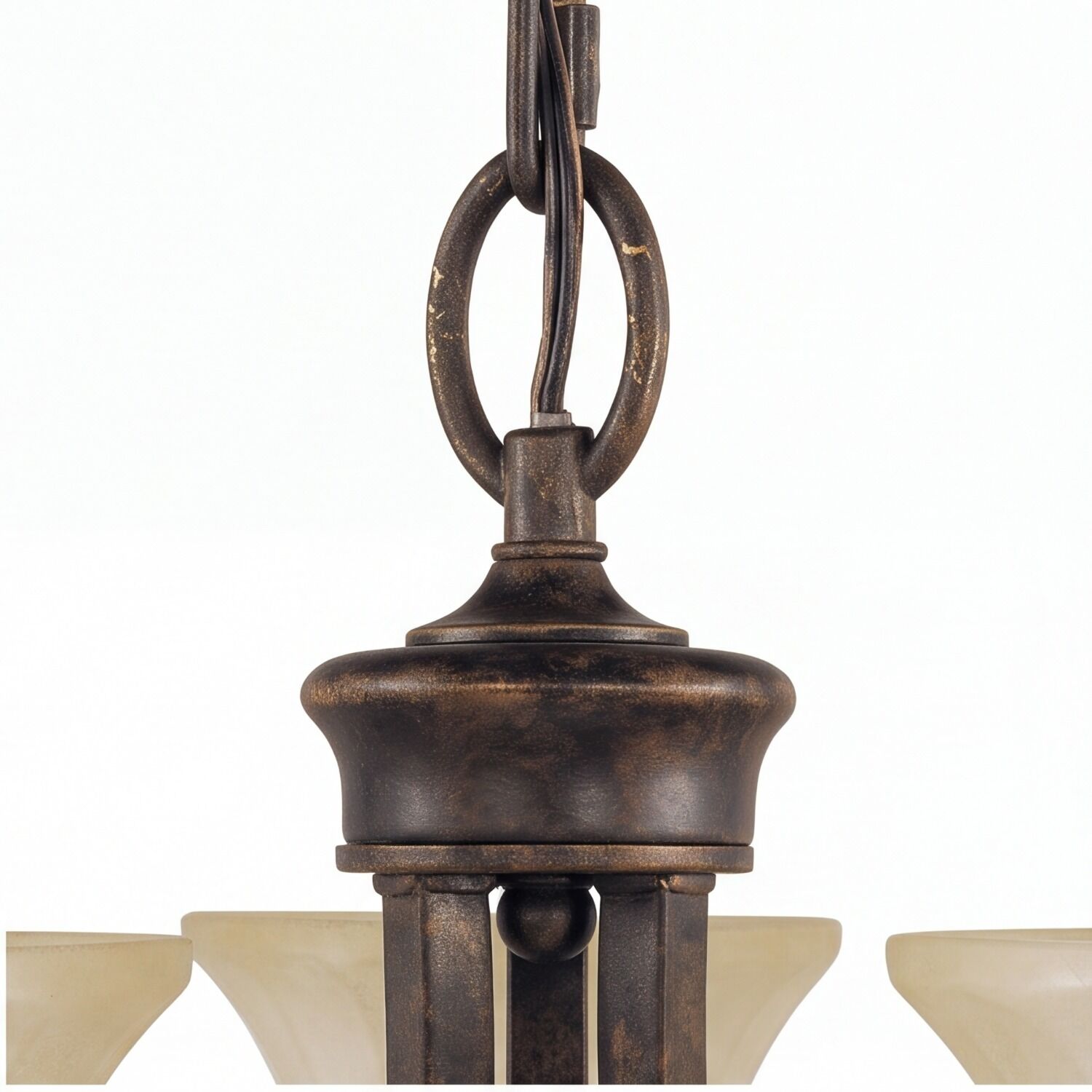 haengeleuchte-pendelleuchte-haengelampe-anabell-1-4-flammig-walnuss-creme-landhaus-rustikal-439-3 pendant, kronleuchter, metall, rustikal, lampenschirm