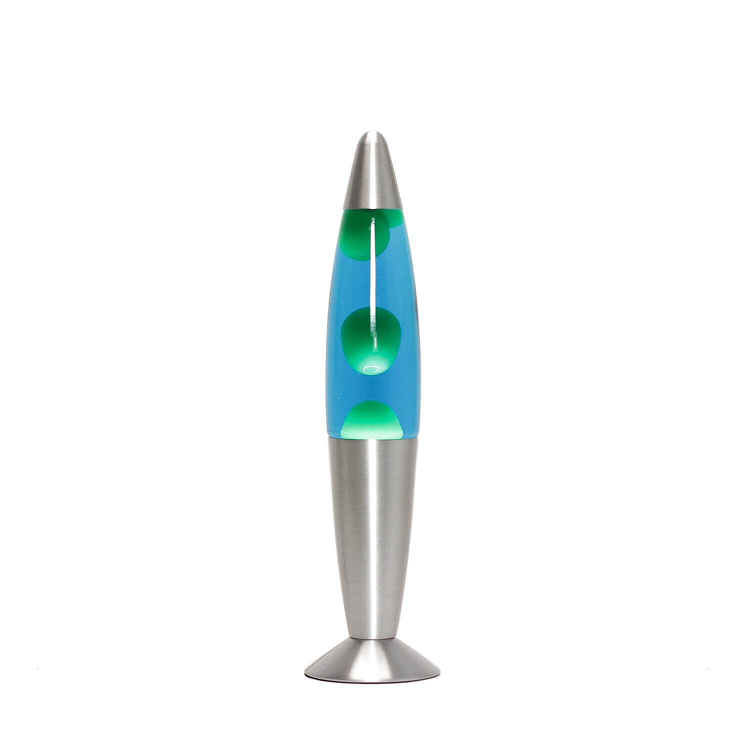 Impressionnante lampe à lave rétro TIMMY Vert Bleu