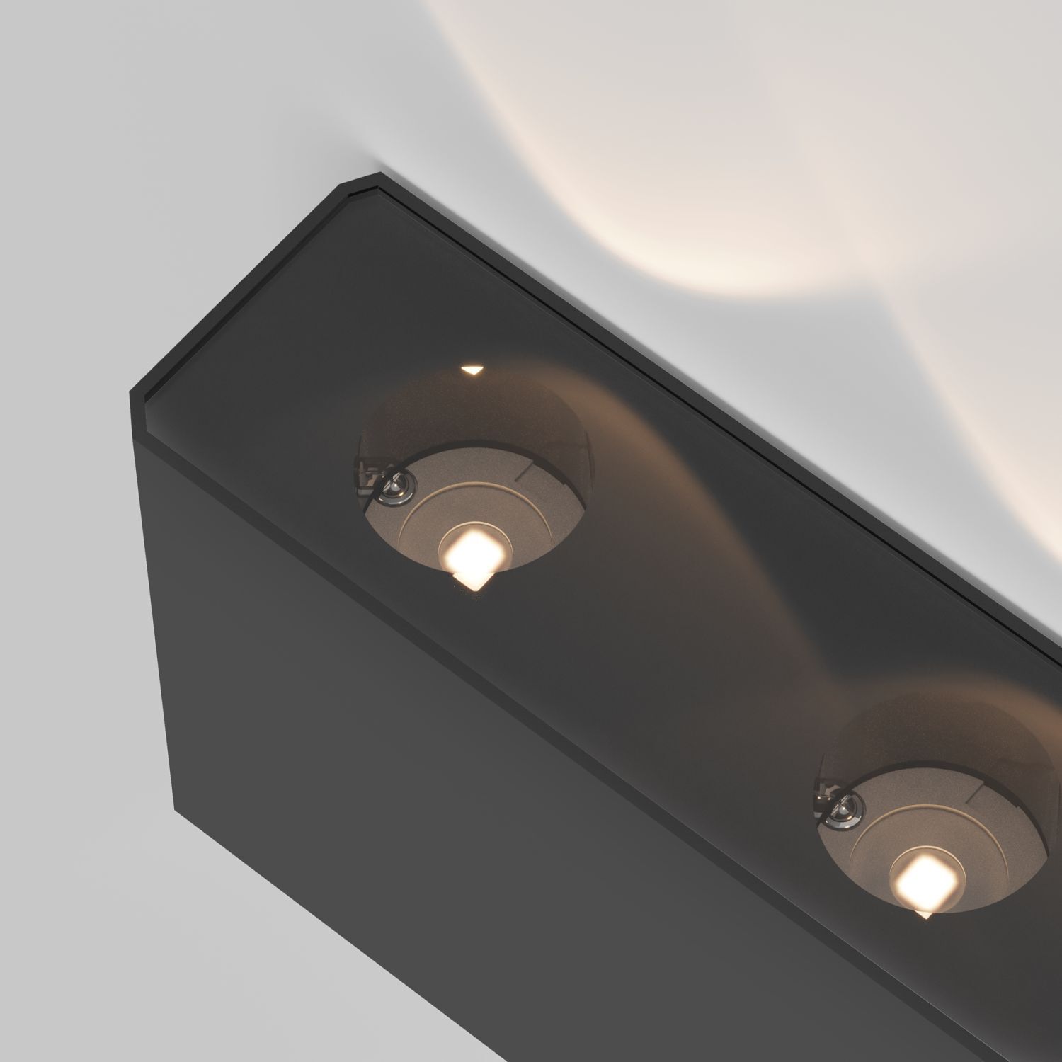 Applique murale extérieure aluminium LED IP54 L : 12 cm Up Down Deckenleuchte, Beleuchtung