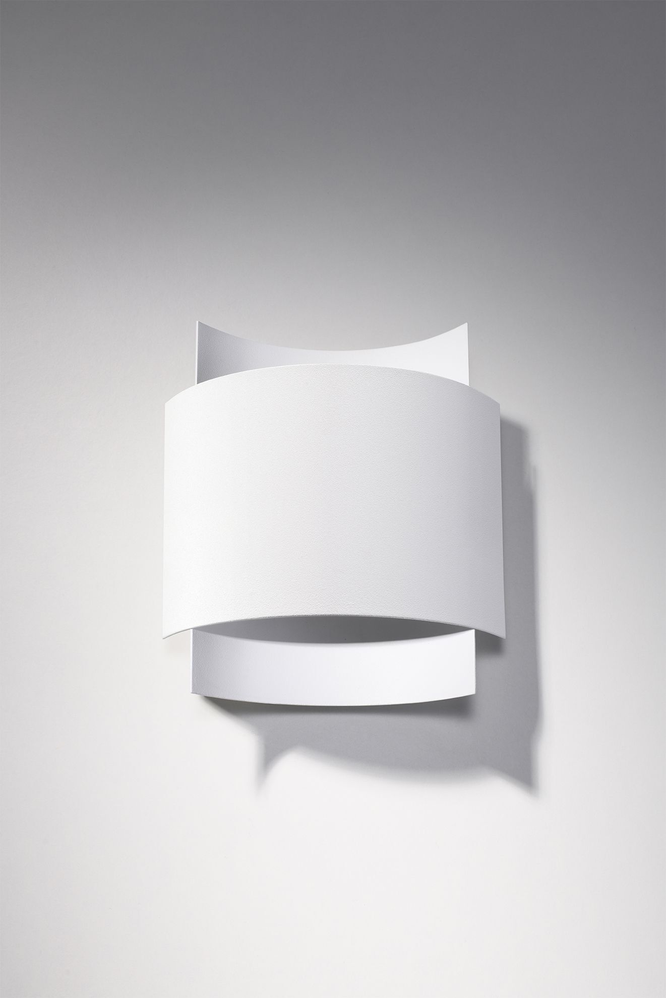 Applique intérieure Up Down métal blanc H : 23 cm G9