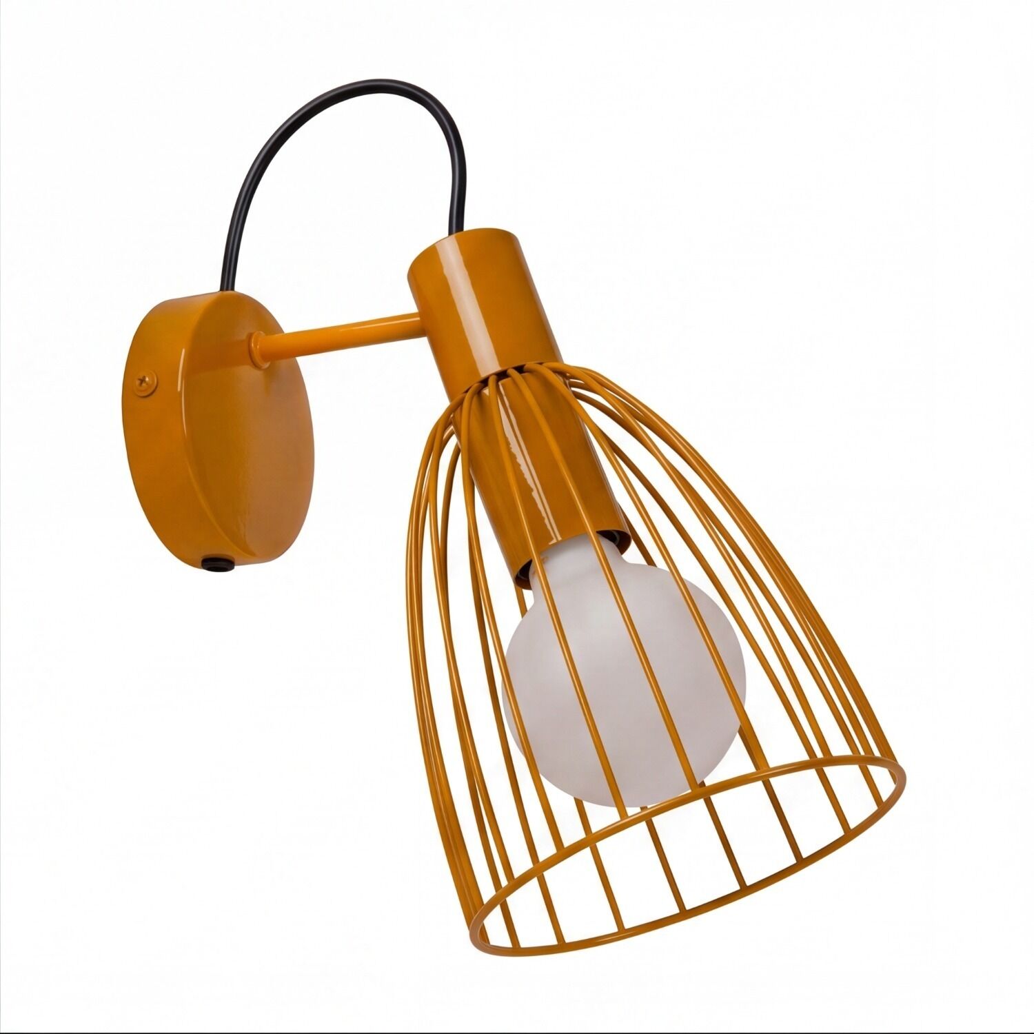 spots-kinderzimmerlampe-wohnzimmerbeleuchtung-navik-1x-e27-bis-40w-ockergelb-metall-fuer-wohnzimmer-kinderzimmer-bad-le128991-03 Wandlampe, Wandleuchte, Metall, Hängeleuchte, E27