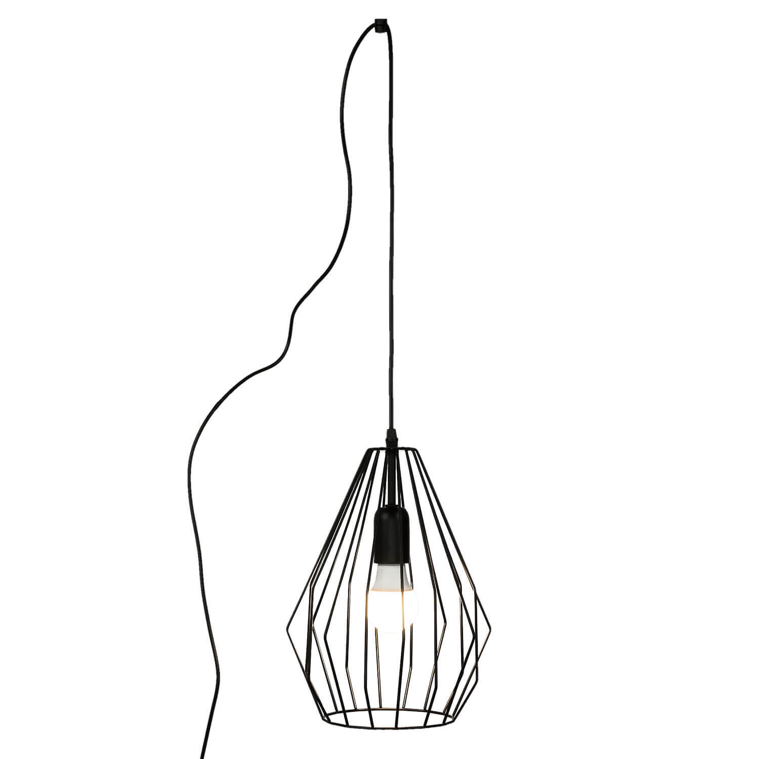 Suspension avec fiche Câble XXL 5,5 m de long flexible Lampe, Kronleuchter