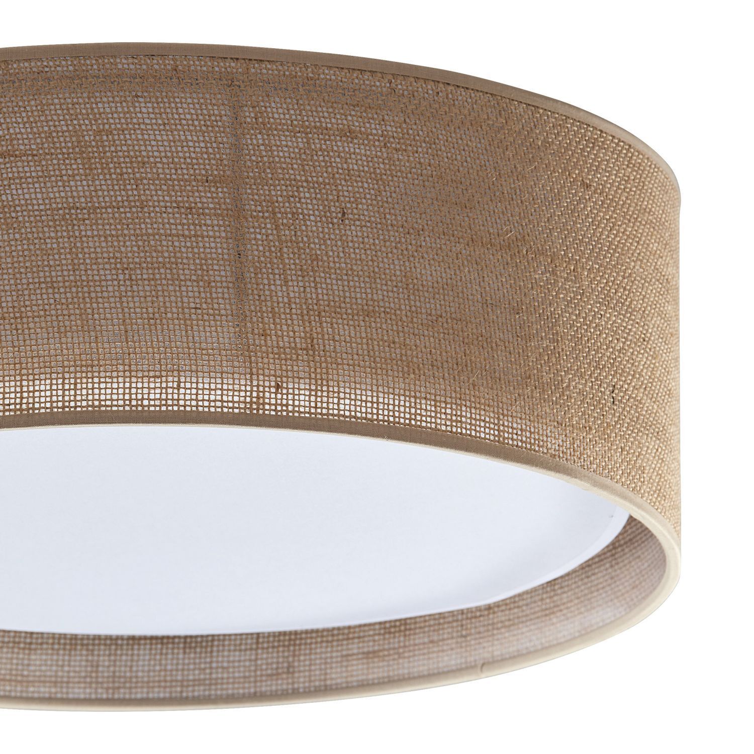 Plafonnier rond Ø 60 cm Boho Style Jute confortable