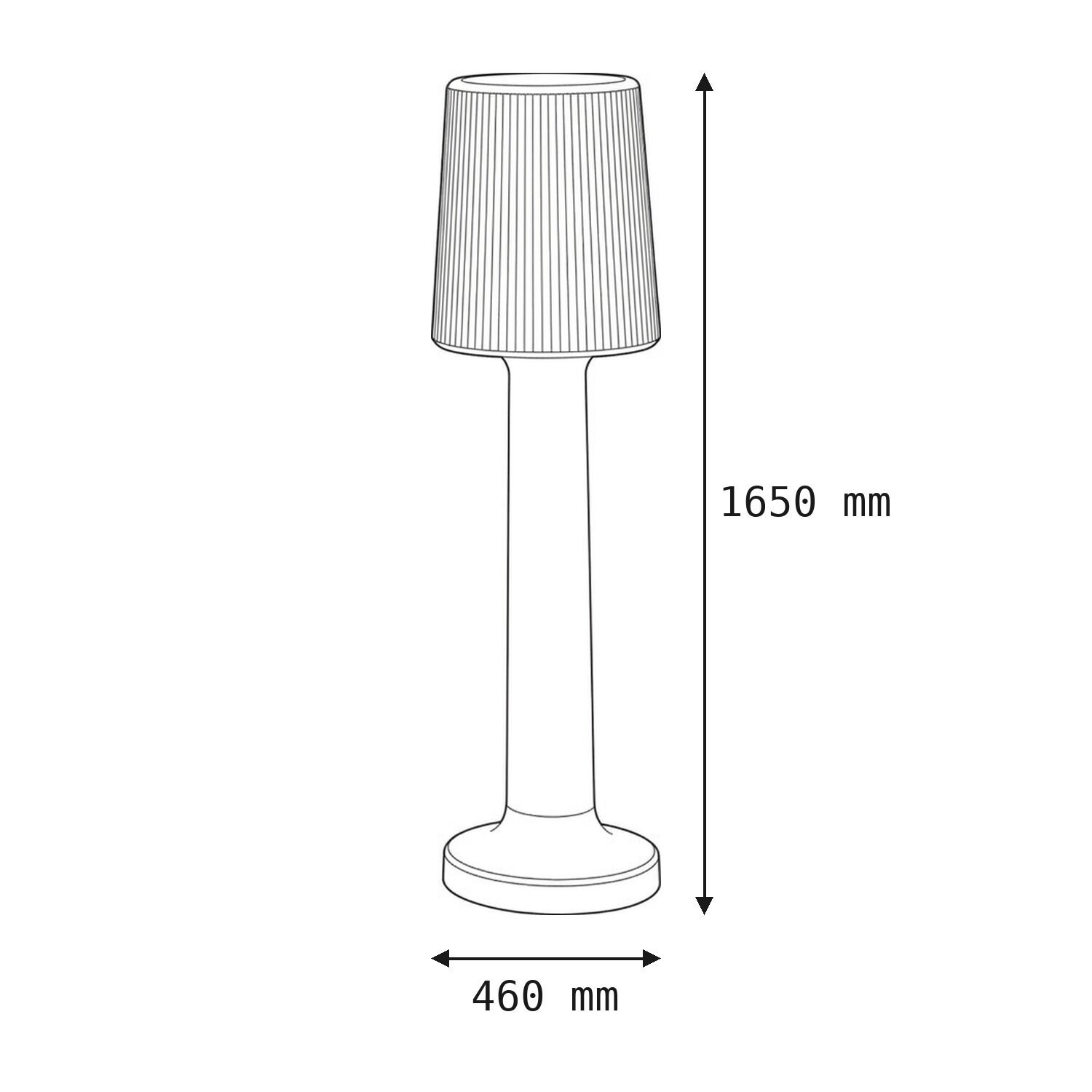 le126616-stehlampe-terrasse-garten-aussen-kunststoff-modern-ip44-weiss-06 Tischleuchte, Stehleuchte, Lampenschirm, Holzoptik, 1650mm