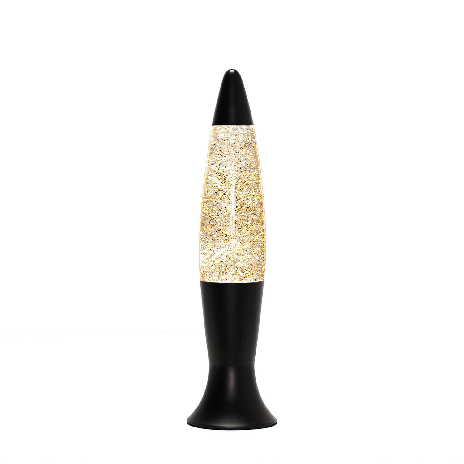 lavalampe-lava-lamp-roxy-gold-glitzer-gestell-schwarz-matt-retro-1.jpg Lava-Lampe, Glitzer, Gold, Dekoration, Lampe