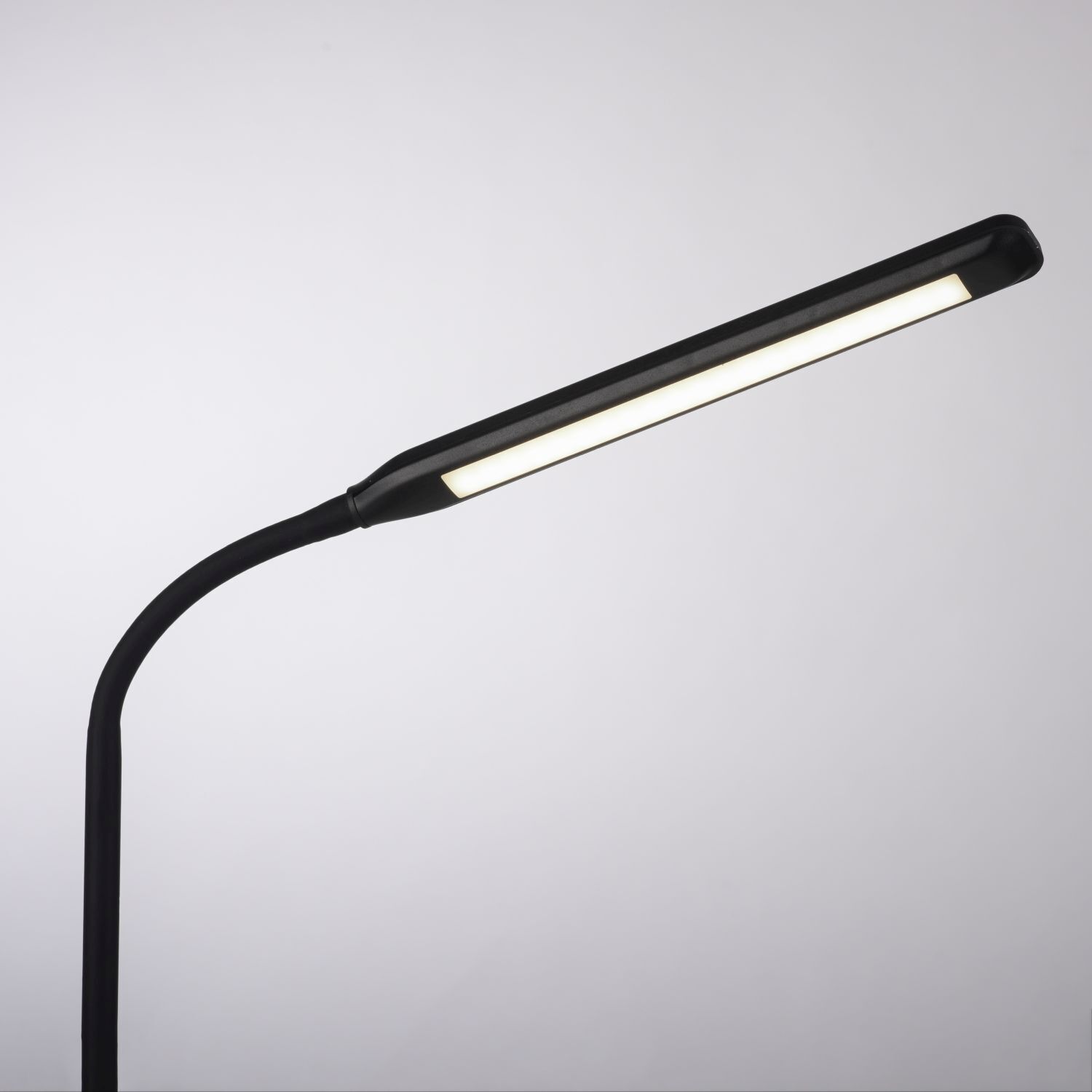 Lampe de bureau LED noire Touch 64 cm 6 W flexible