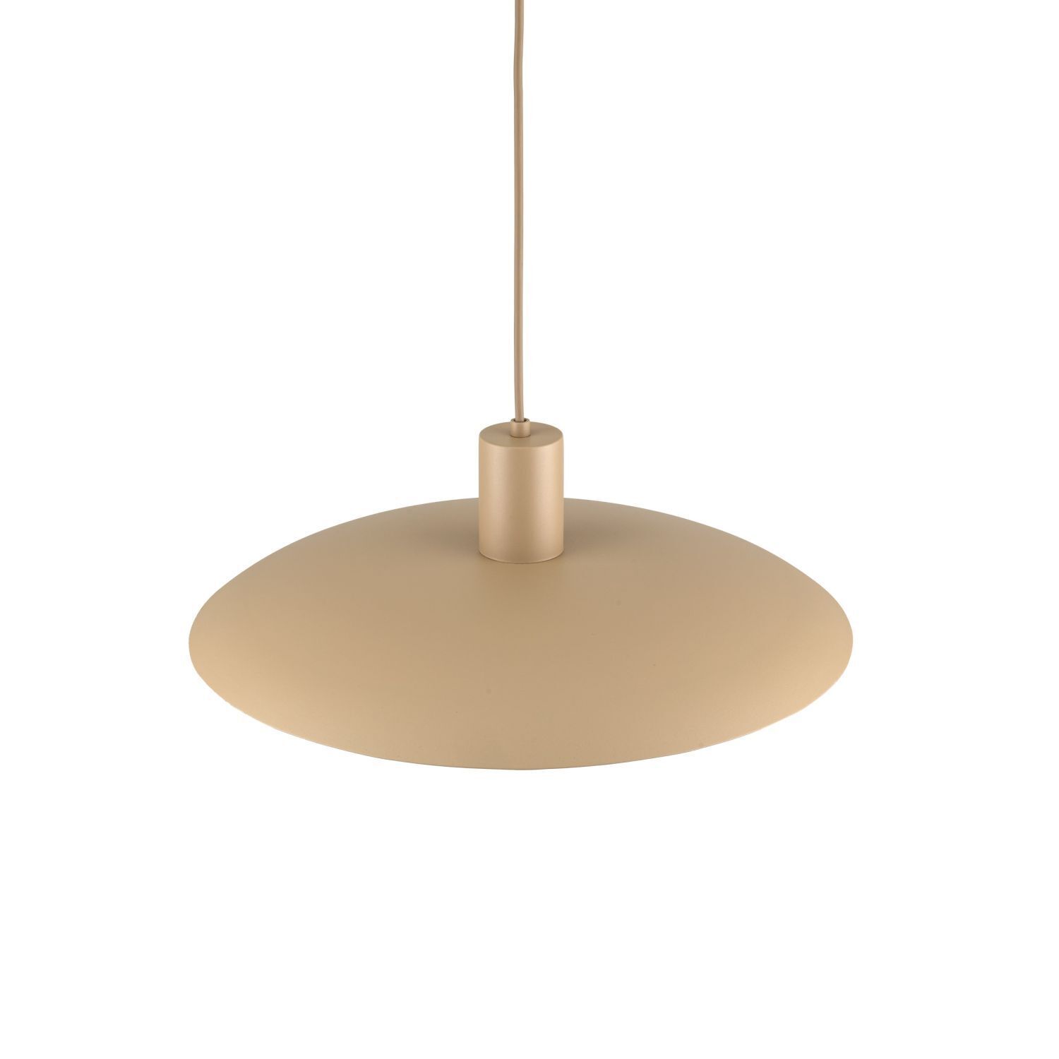 Lampe à suspendre ronde métal gris sable Ø41 cm E27 Loft