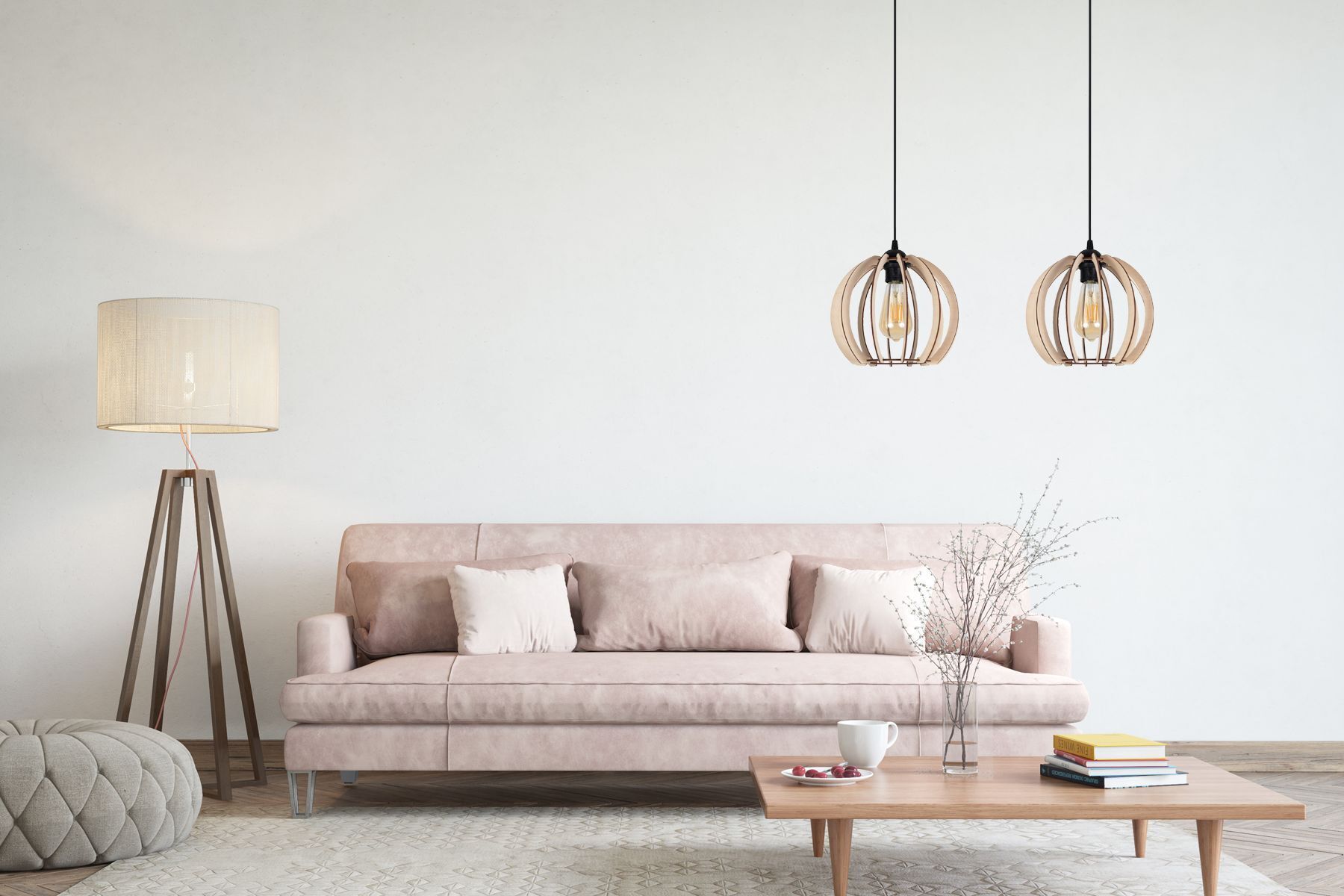 Lampe, Dekoration für Zuhause, Couch, Tabelle, Wohnzimmer