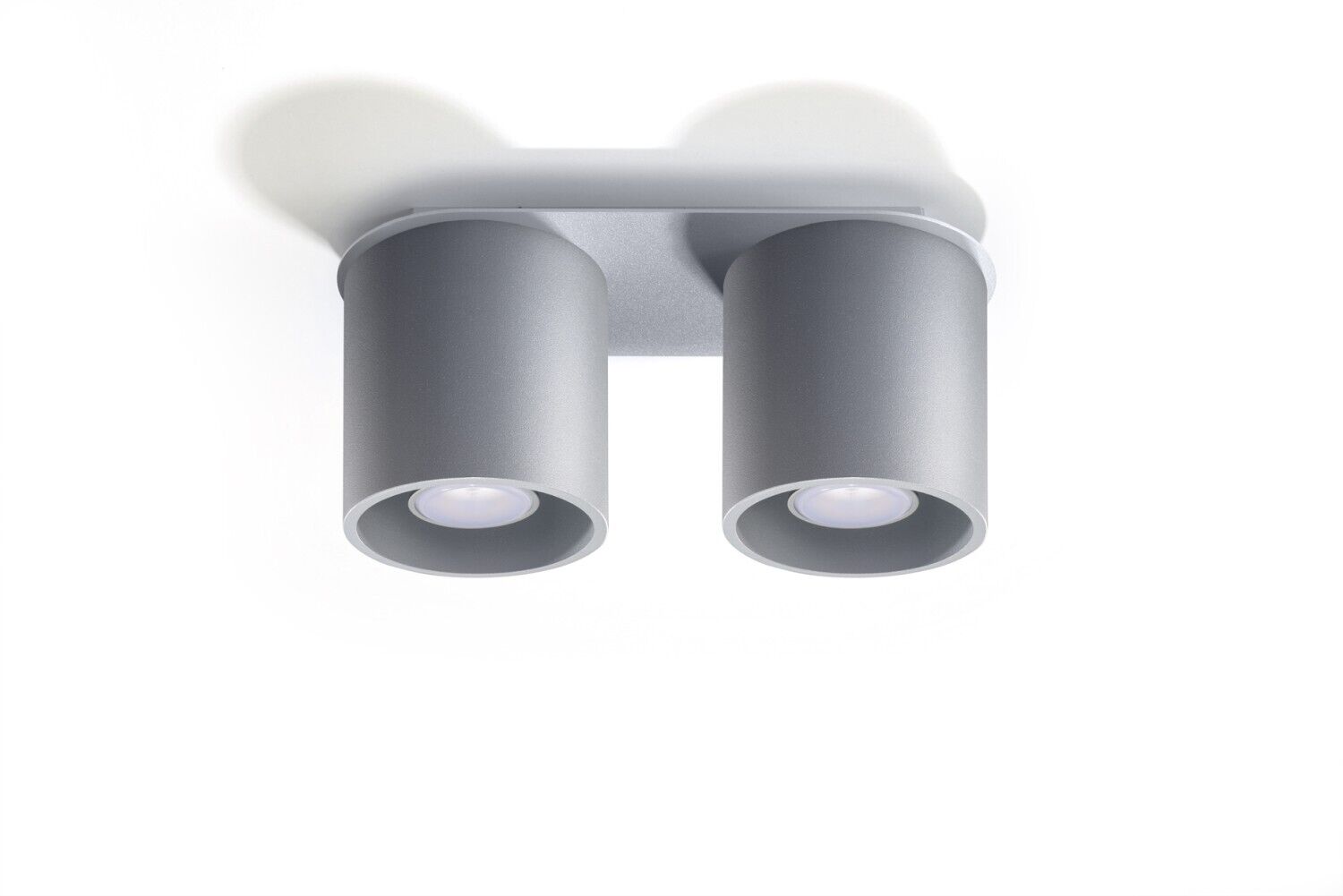 Plafonnier RODA en gris 2-flmg