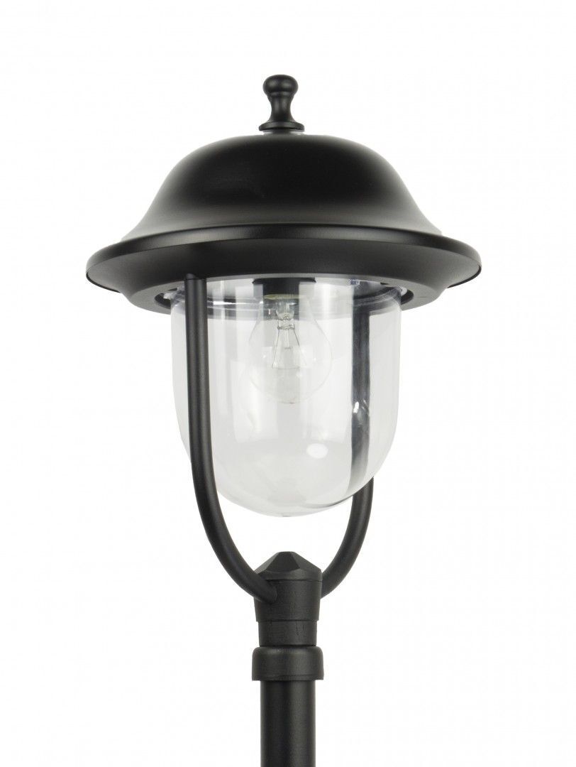 Lampe d'allée 167cm Rustique E27 IP43 Noir