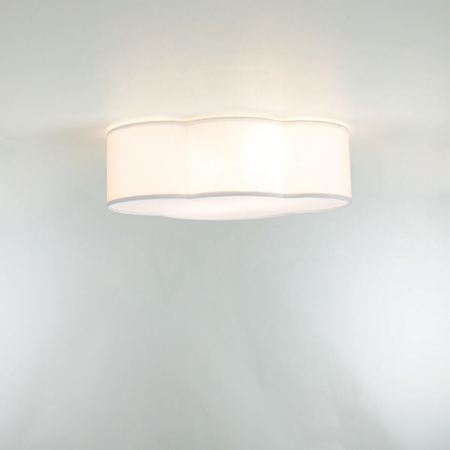 Plafonnier blanc en tissu WOLKI Enfants Lampe nuage