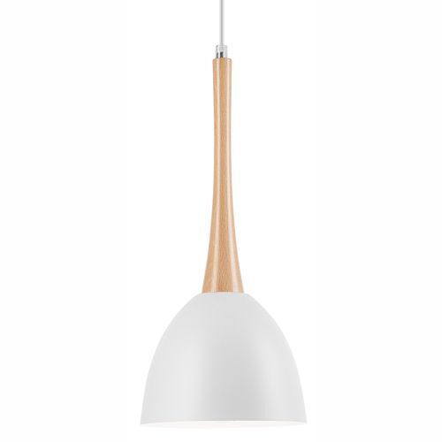 Suspension stylée FAELLA Blanc rond table à manger