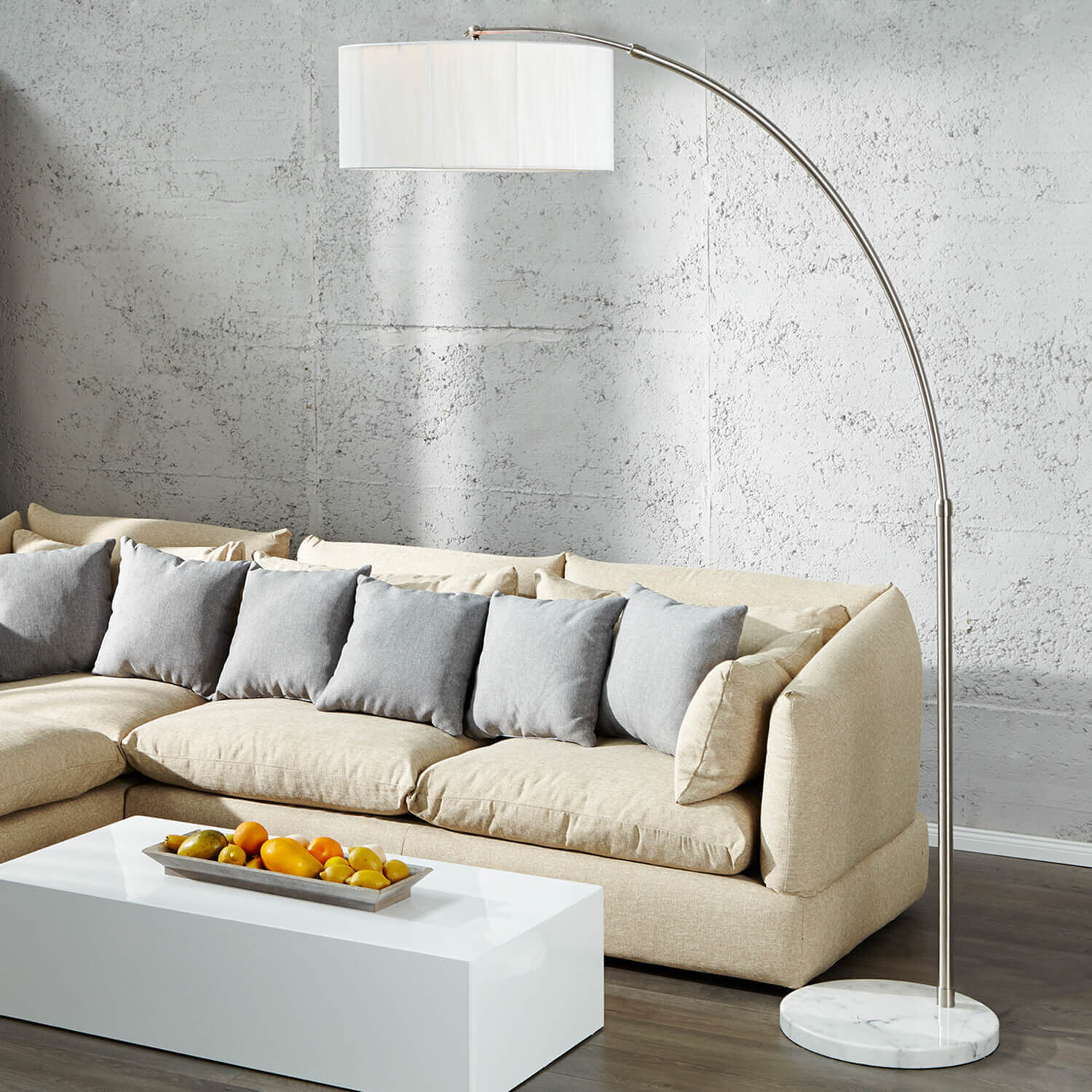 Lampe, Stehlampe, Couch, Mobiliar