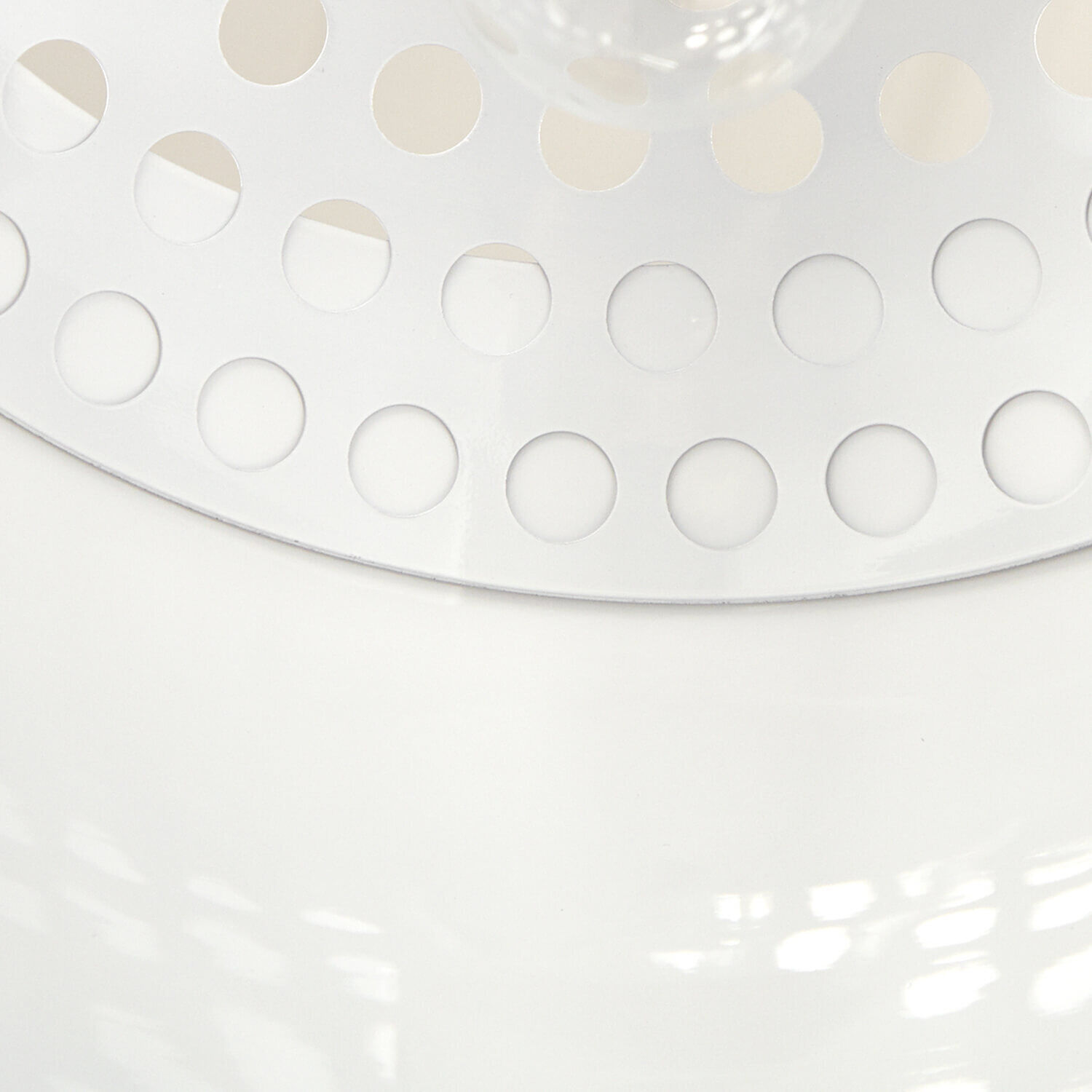 Hängelampe Ø35cm rund Retro glanzvoll Beleuchtung