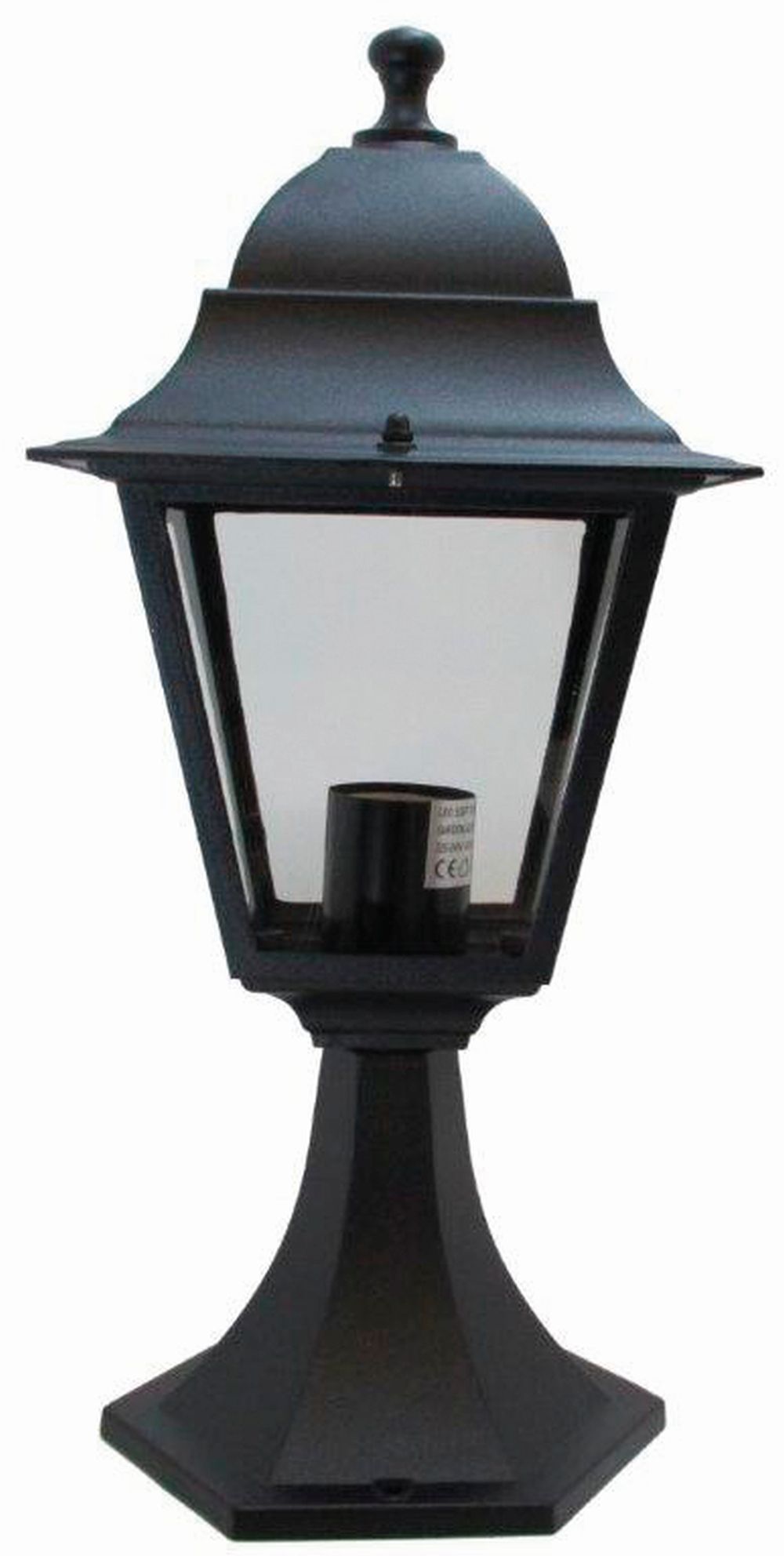 Lampe de socle décorative ERNINE Aluminium Rustique 42