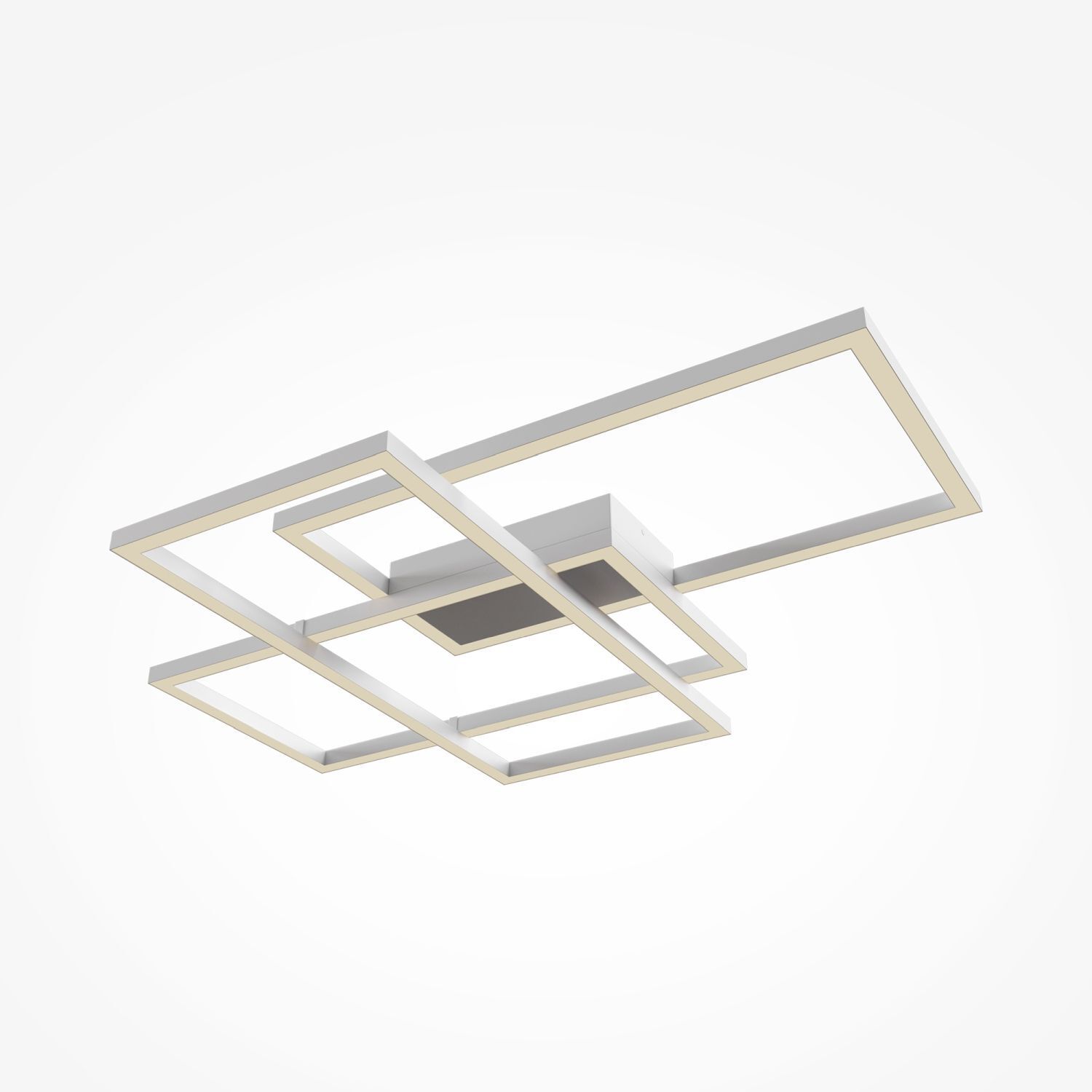 Plafonnier LED métal blanc blanc chaud 3000 K 4100 lm