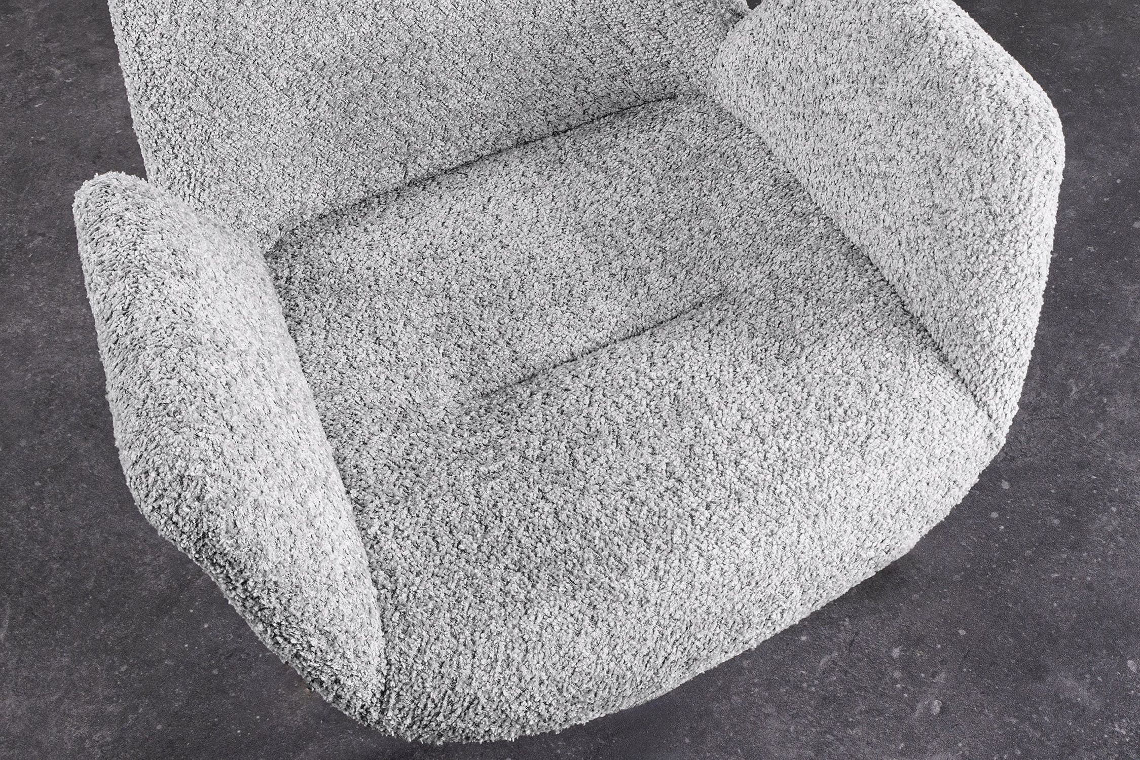 Chaise de salle à manger Gris Scandinave en bois bouclé Moebel, Stuhl, Sessel