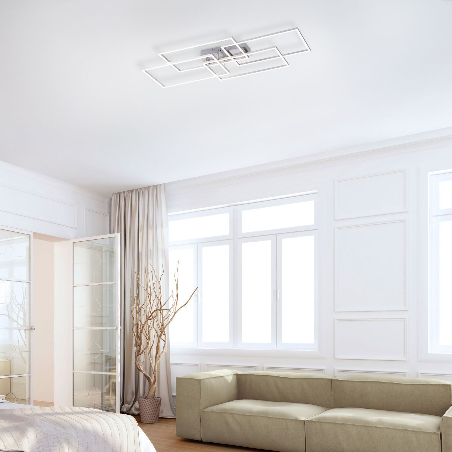 Plafonnier LED en acier L:95 cm 2700-5000 K orientable