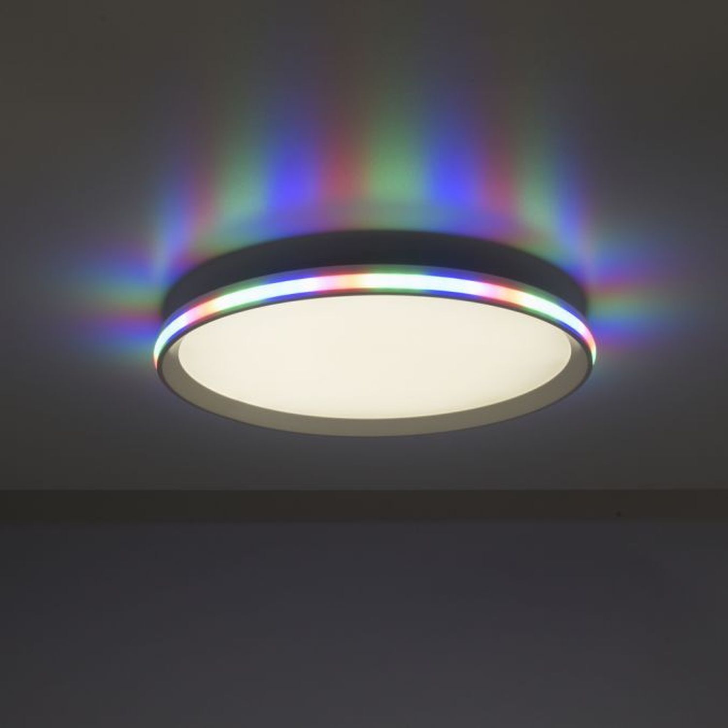 Lampe de plafonnier moderne LED lumière RGB Ø45 cm 2800 lm 22 W