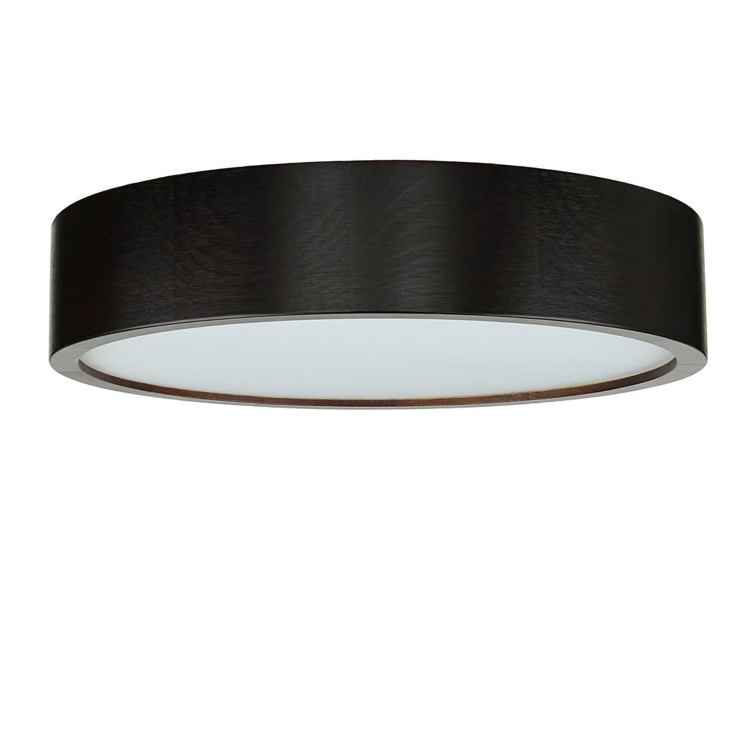 Plafonnier Salon Rond Lampe Bois Marron