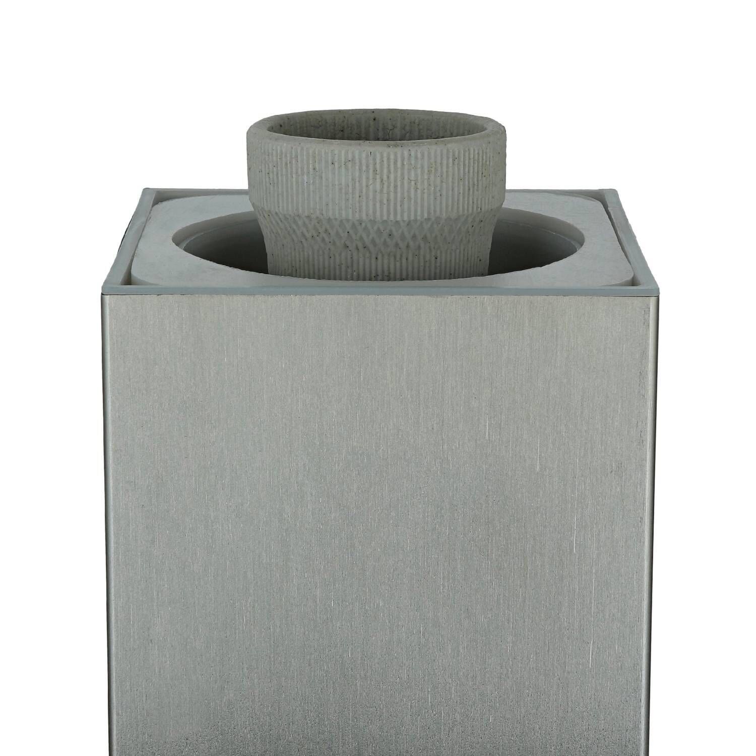 standleuchte-aussen-outdoor-terrasse-weg-garten--poller-blendarm-edelstahl-e27-grau-03 konkreter behälter, metallbox, quadratischer behälter, rohr?, grauФ?