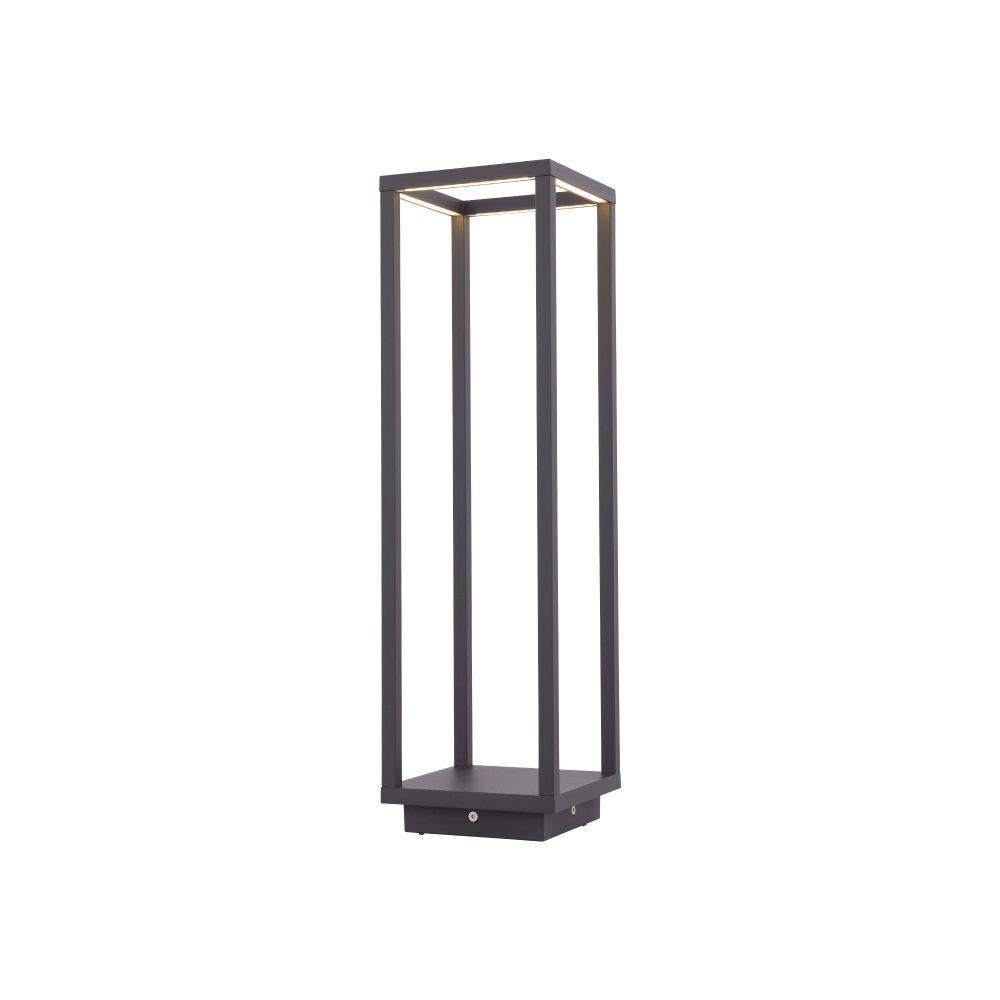 Lampadaire LED extérieur anthracite IP54 388lm élégant