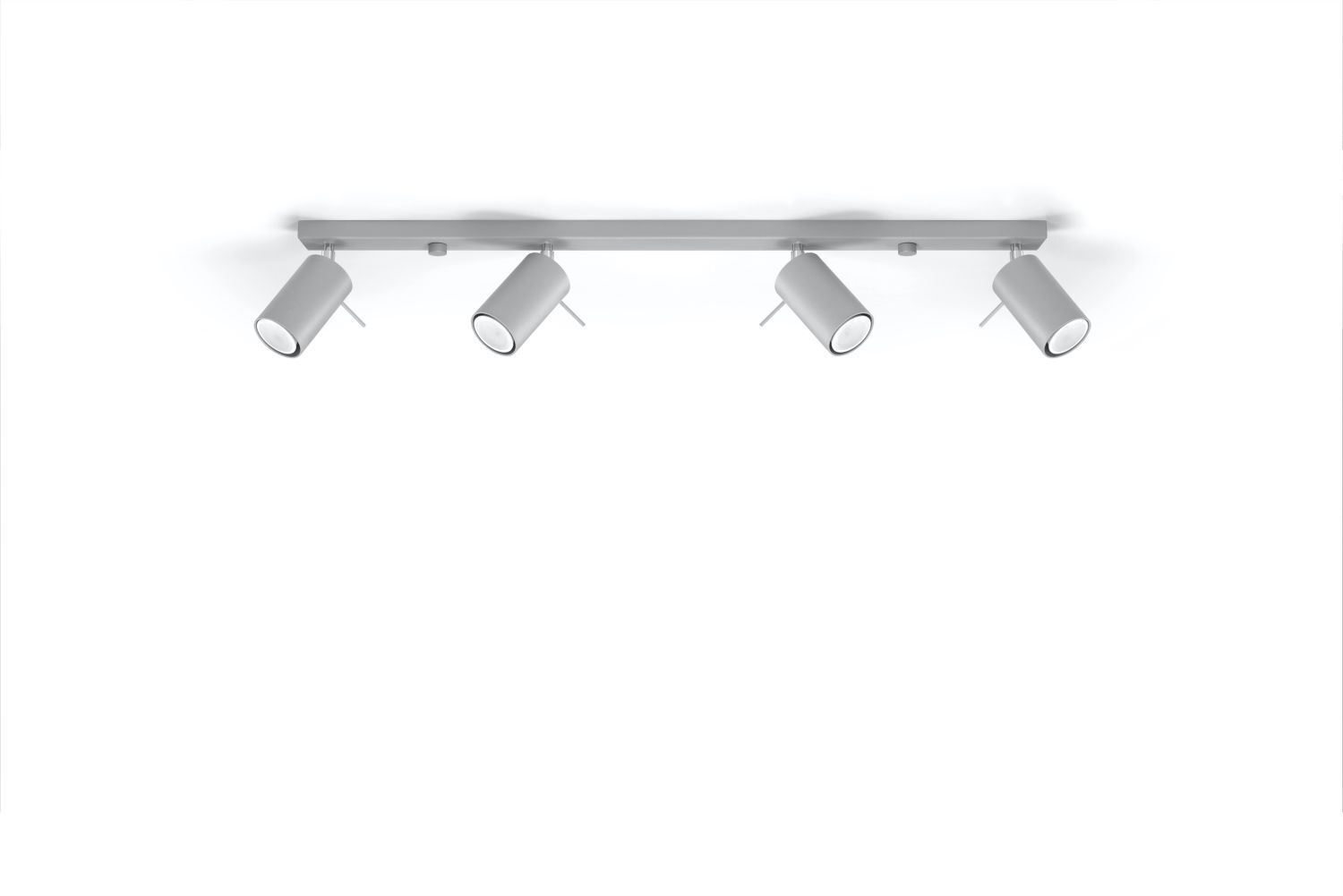 Spot de plafond moderne ETNA gris 80 cm de long