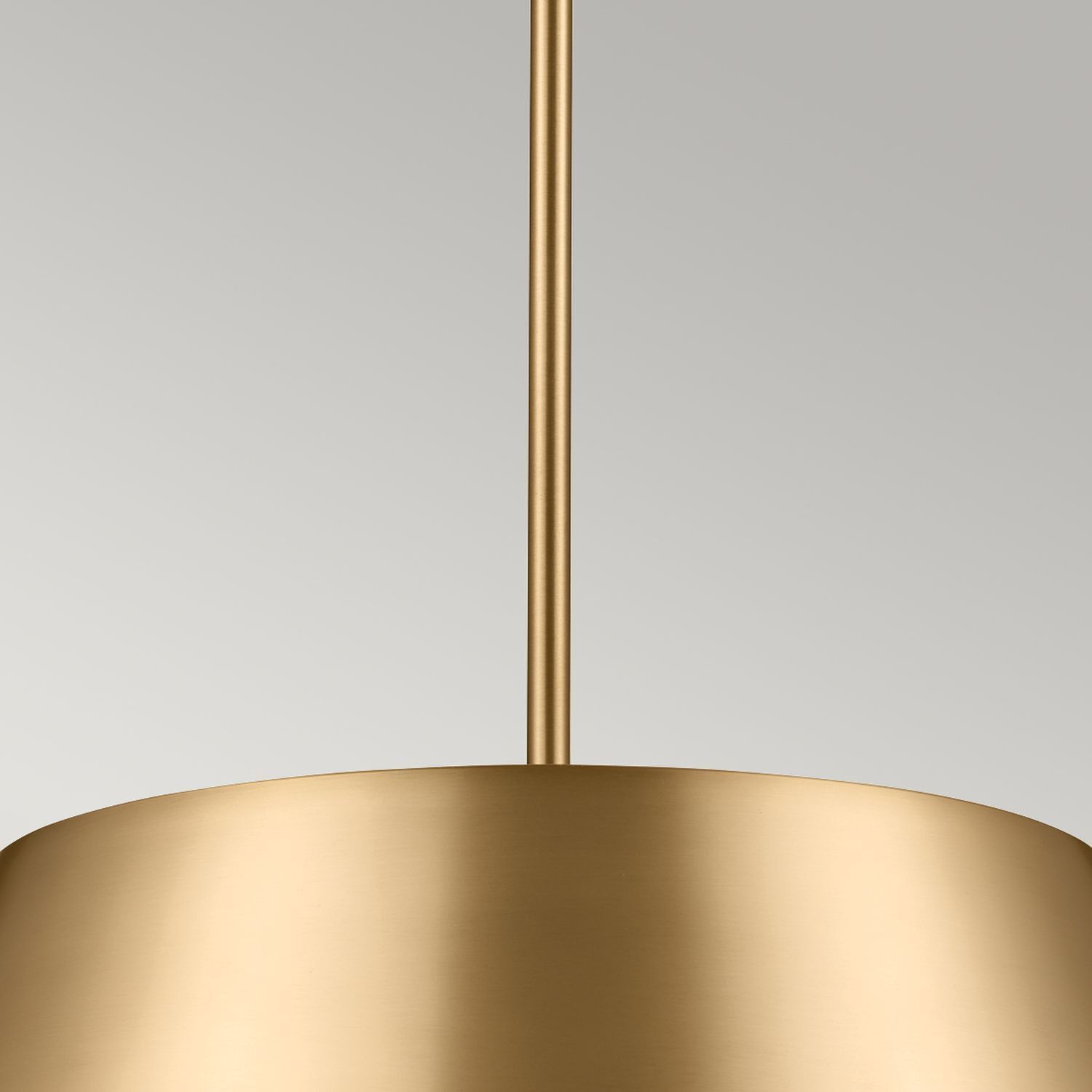 Plafonnier réglable en métal H : max. 114 cm en laiton