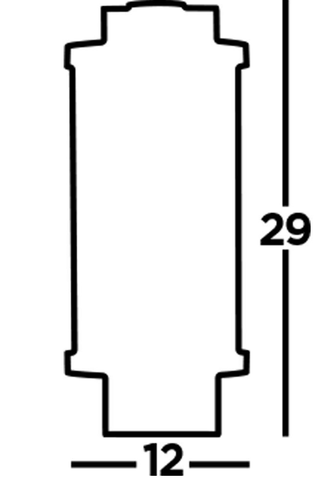 Applique murale extérieure avec détecteur de mouvement IP44 E27 Moderne