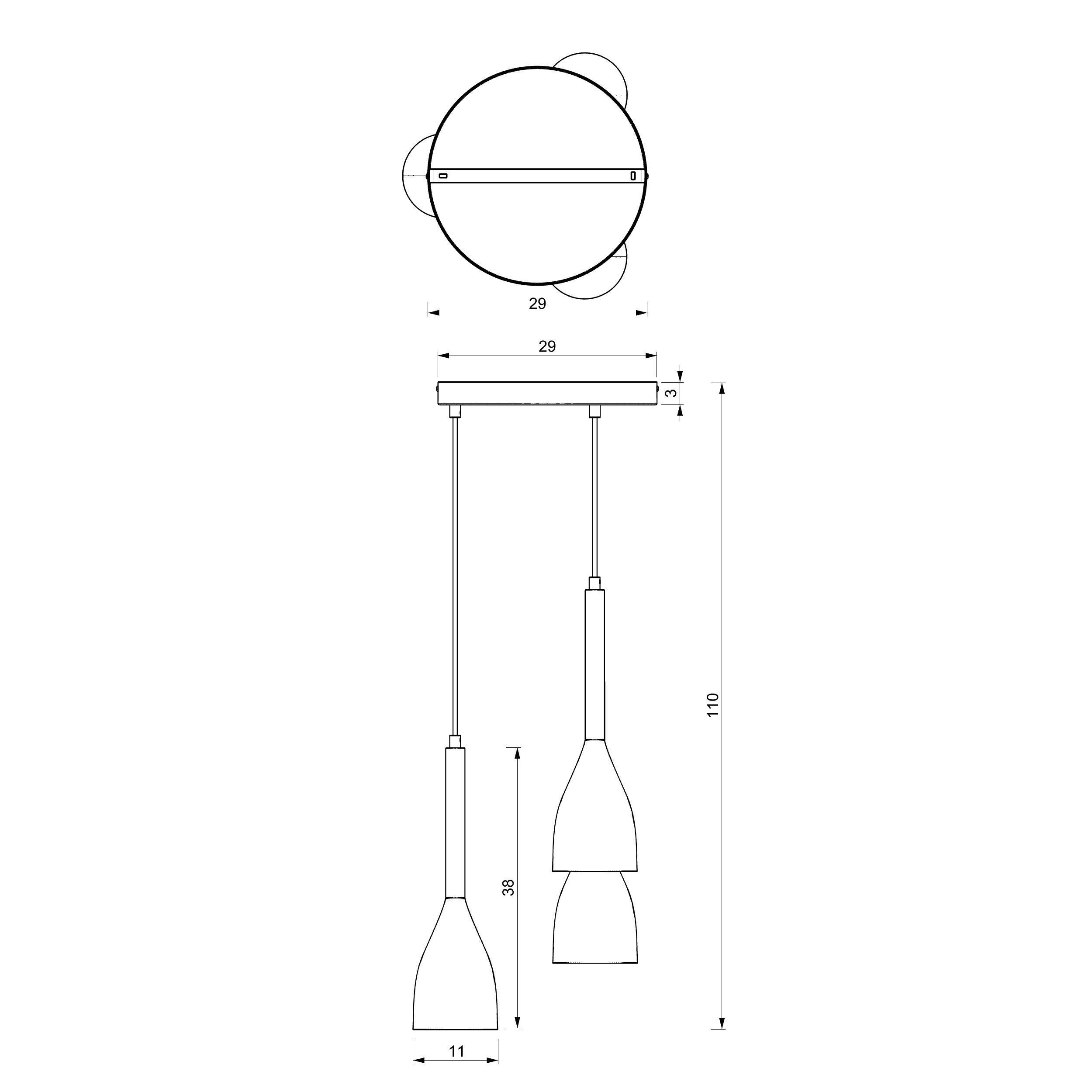 Luminaire suspendu Rétro Salle à manger Métal Bois