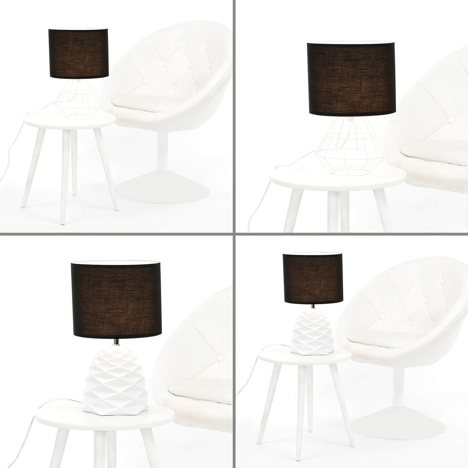 Tissu Abat-jour avec adaptateur Velcro E14 E27 Lampe, Tischlampe, Mobiliar, Stuhl