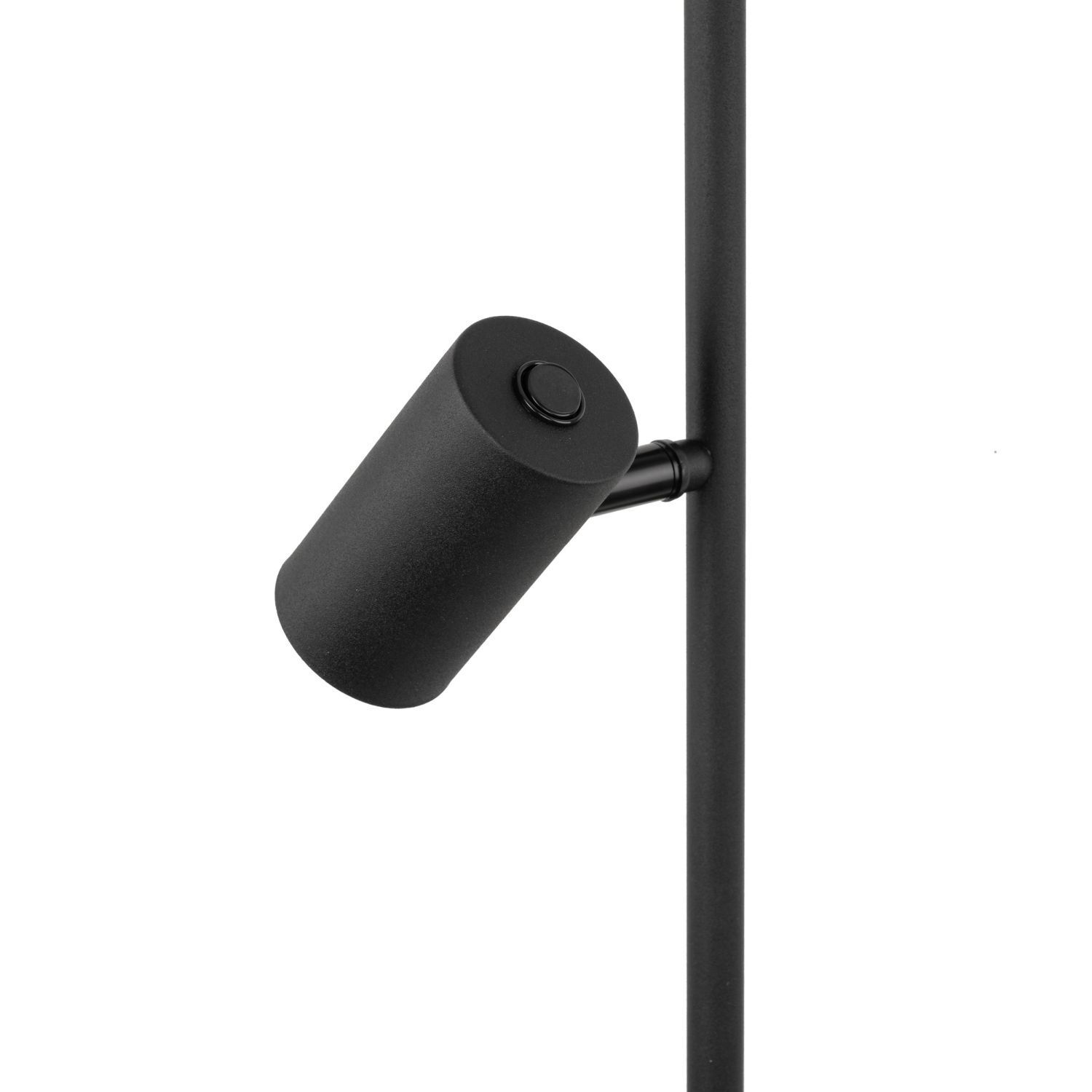 Lampenaufsatz, Wandlampe, Standleuchte, schwarz, Metall