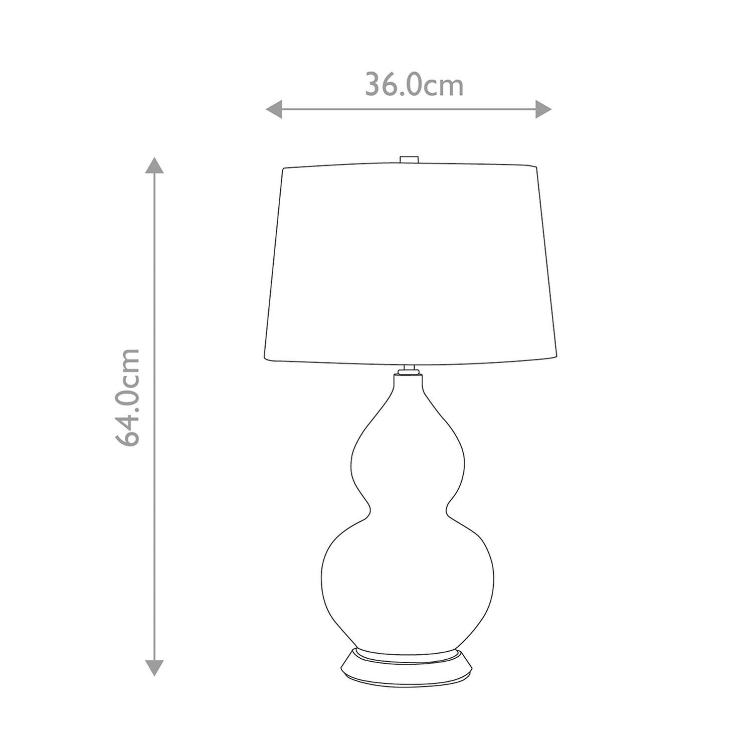 Lampe de table Blanc Violet 64 cm de haut E27 Céramique Tissu Rétro