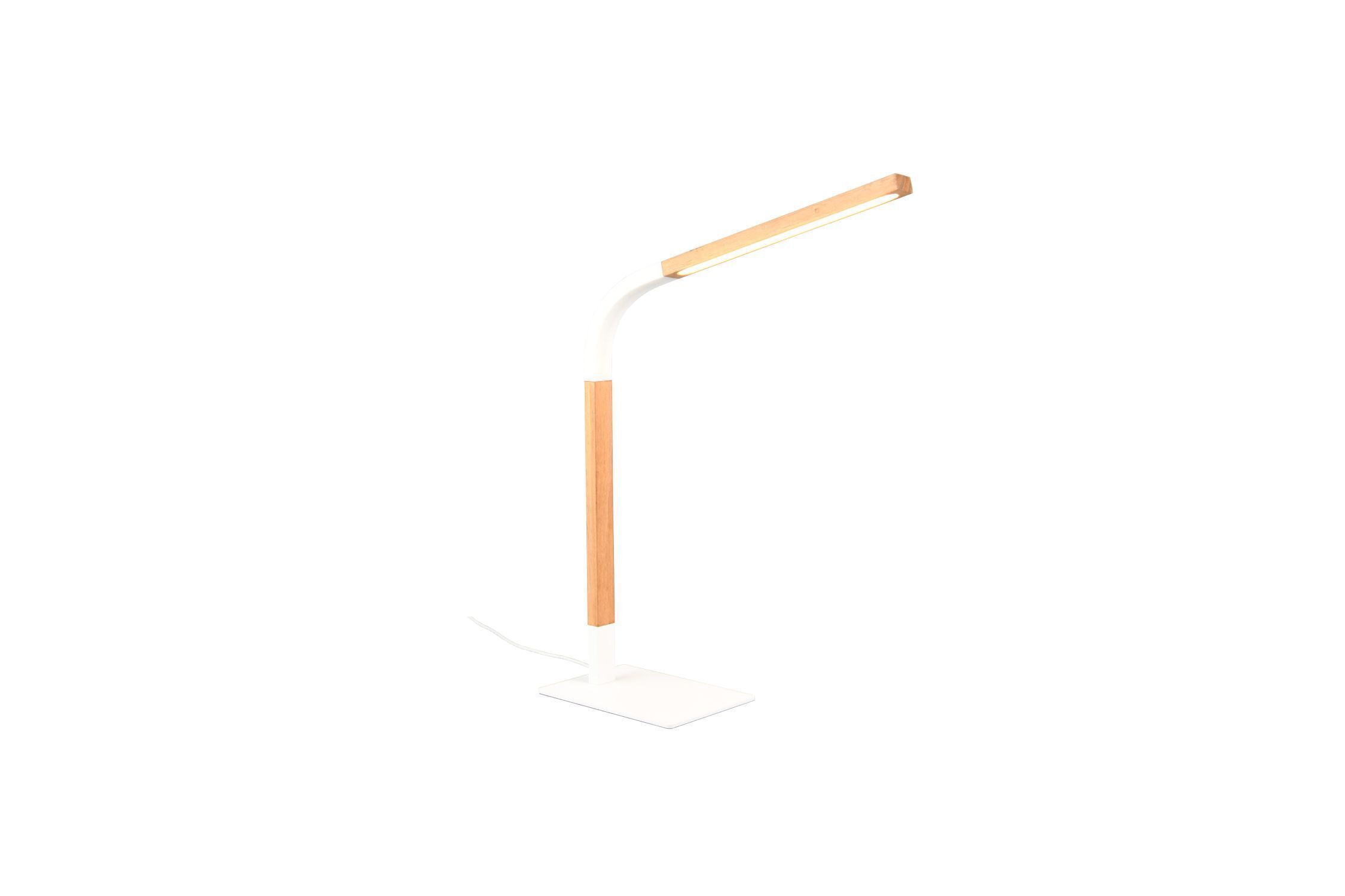 Lampe de table LED ajustable métal blanc 7 W