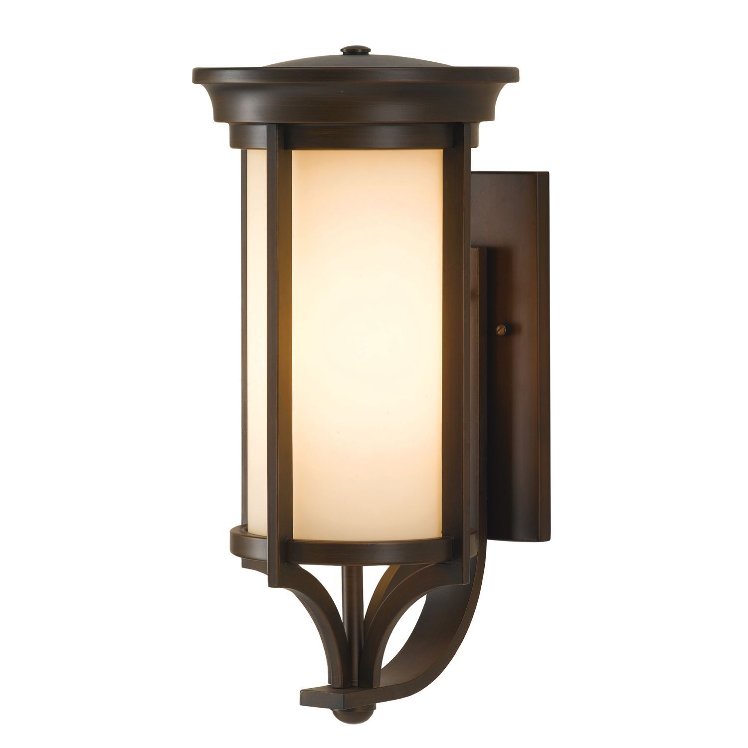 Elégante lampe murale MERYL en bronze rustique IP44