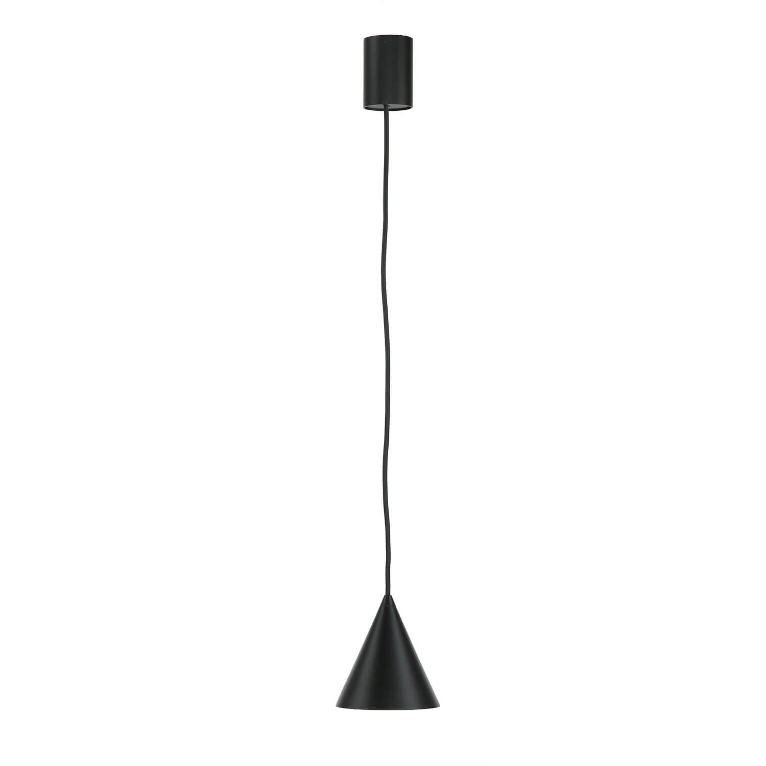 Suspension ronde noire Ø11 cm GU10 Métal Moderne Lampe, Elektrisches Gerät, Mikrofon