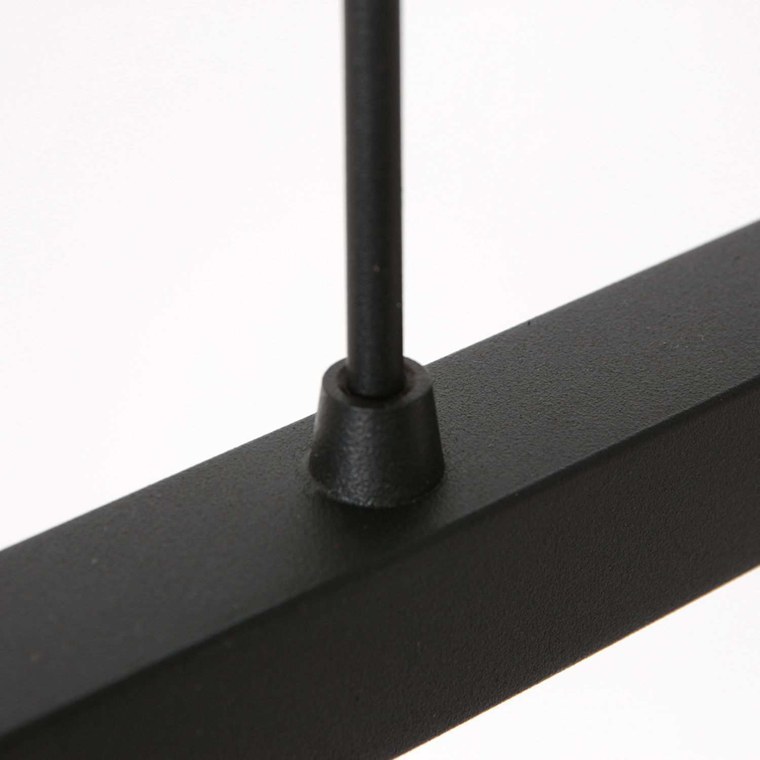 Suspension Noir Gris Métal Tissu 140 cm confortable